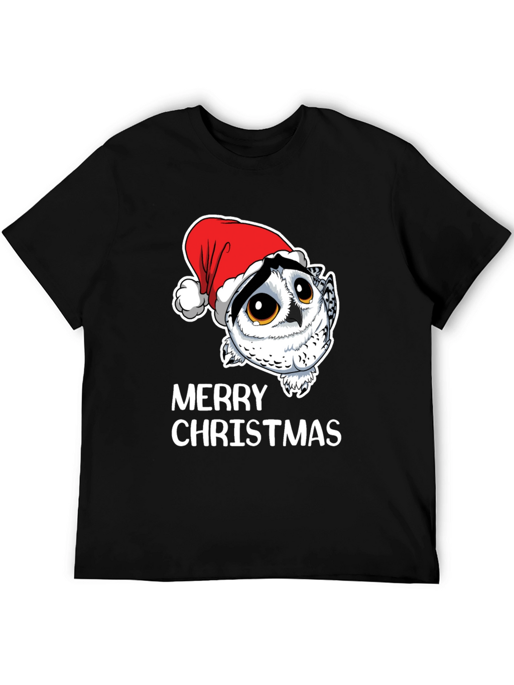 Owl Christmas T-Shirt - Merry Christmas