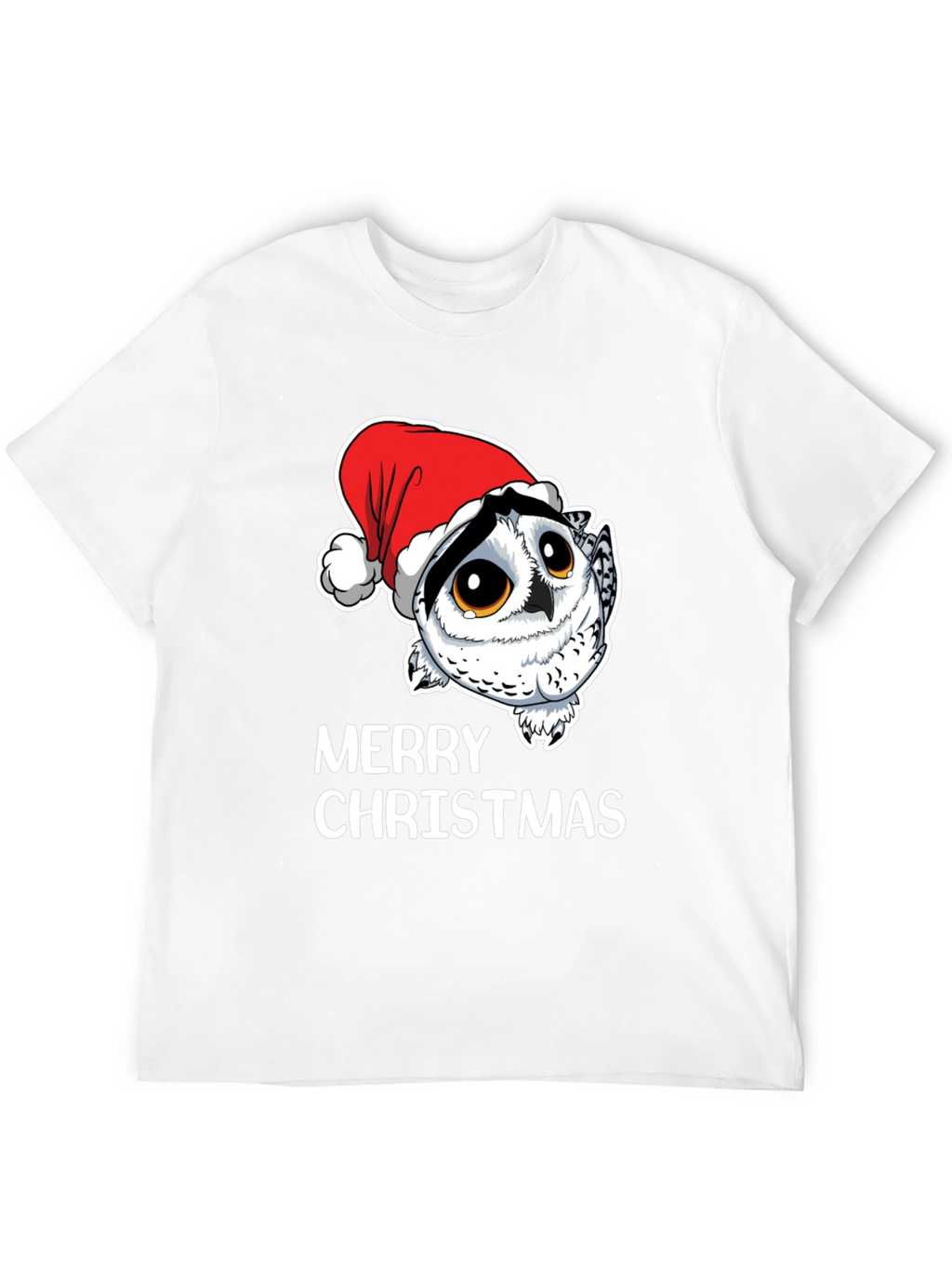 Owl Christmas T-Shirt - Merry Christmas