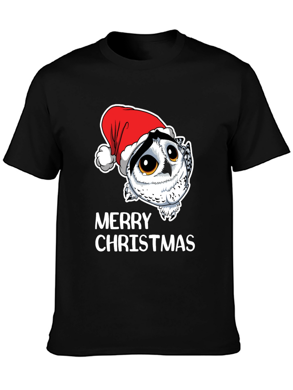 Owl Christmas T-Shirt - Merry Christmas