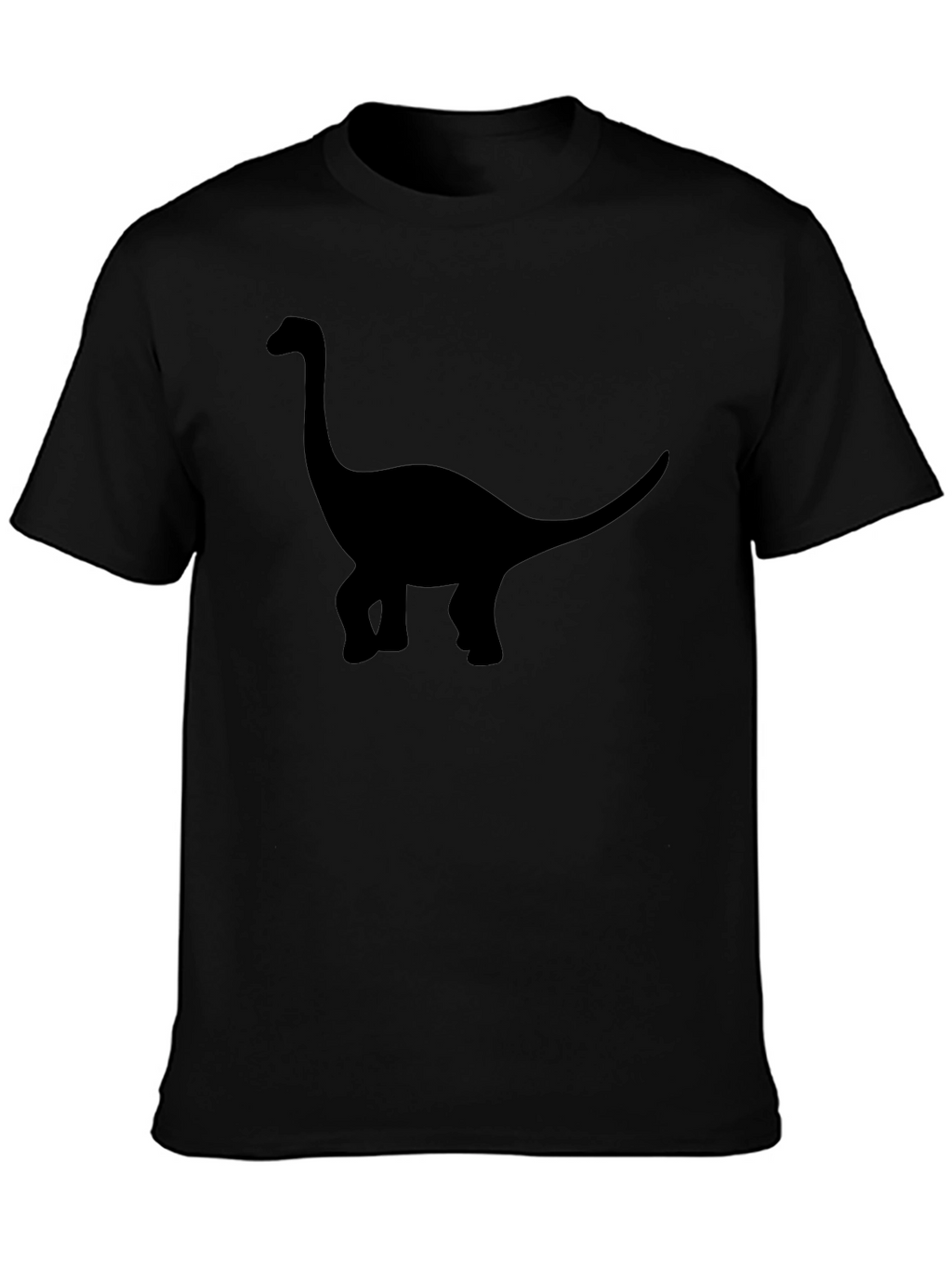 Dinosaur Silhouette Graphic T-Shirt - Casual Style