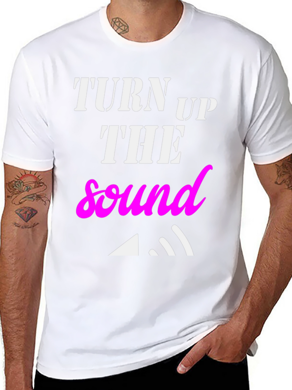 Turn Up The Sound Graphic T-Shirt