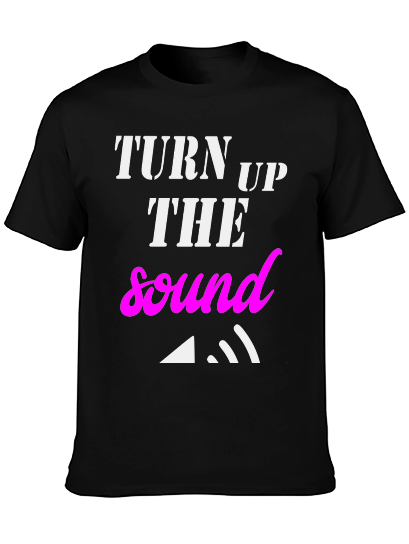 Turn Up The Sound Graphic T-Shirt
