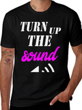 Turn Up The Sound Graphic T-Shirt