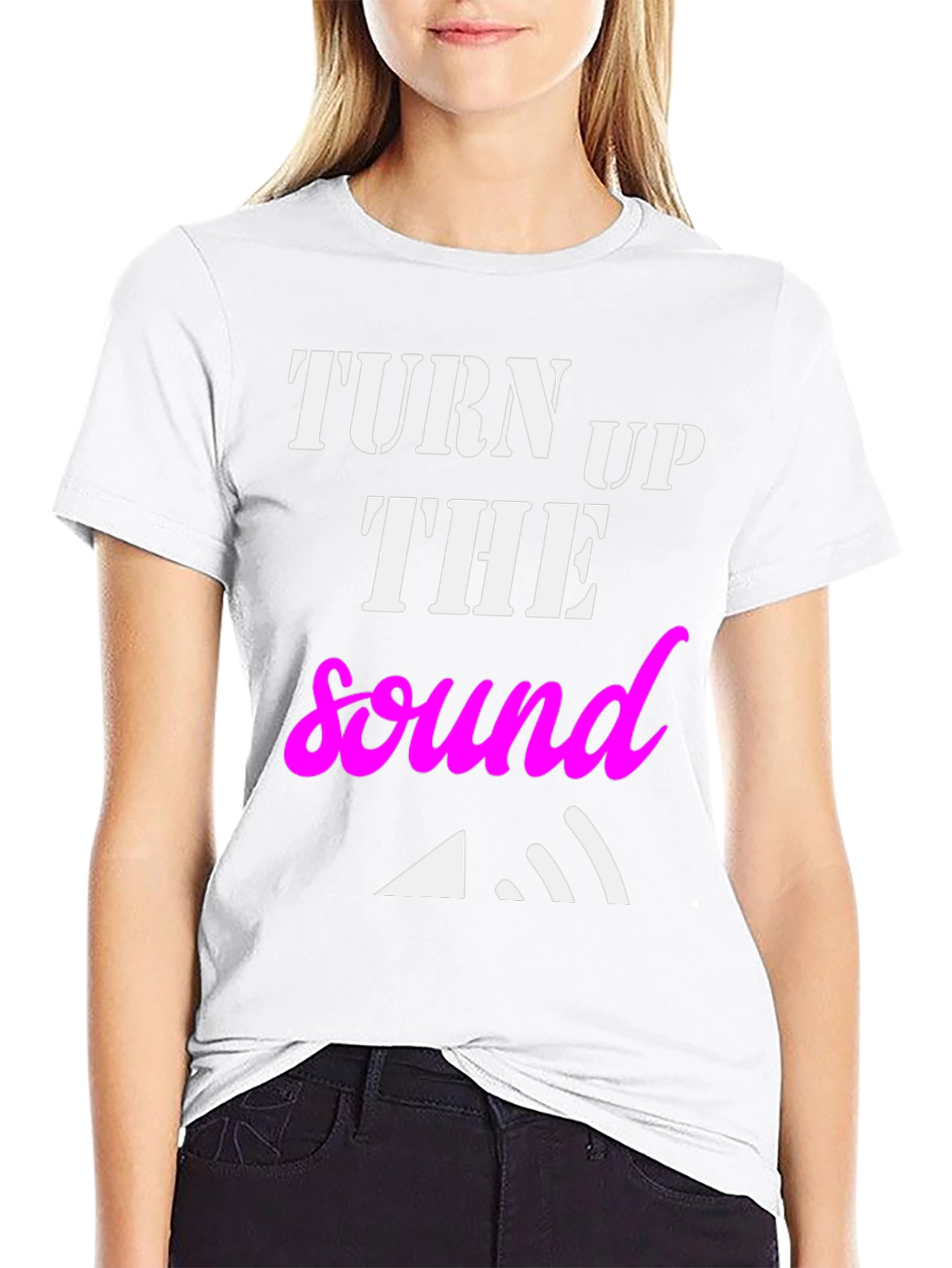 Turn Up The Sound Graphic T-Shirt