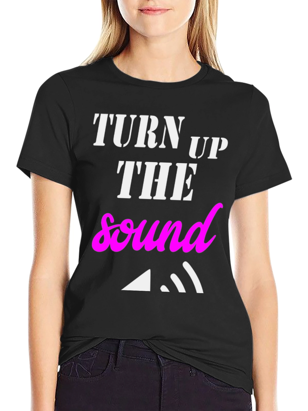 Turn Up The Sound Graphic T-Shirt
