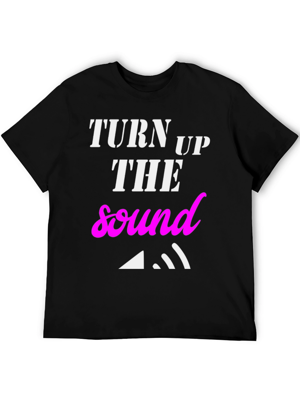Turn Up The Sound Graphic T-Shirt