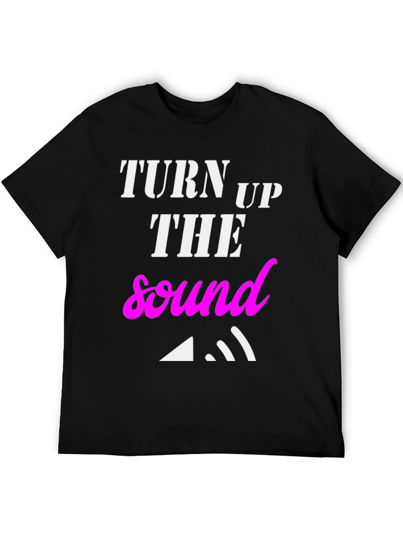 Turn Up The Sound Graphic T-Shirt