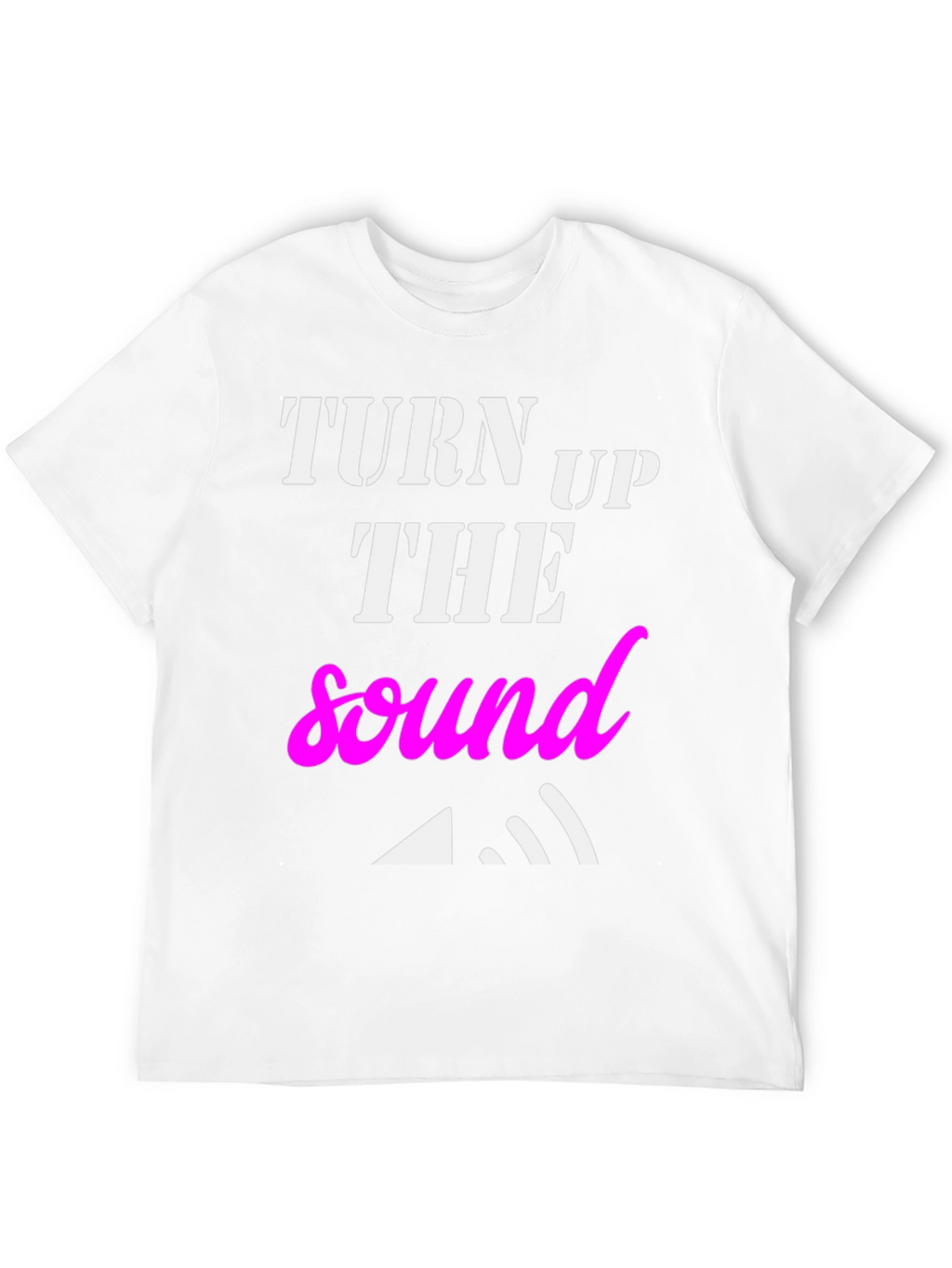 Turn Up The Sound Graphic T-Shirt