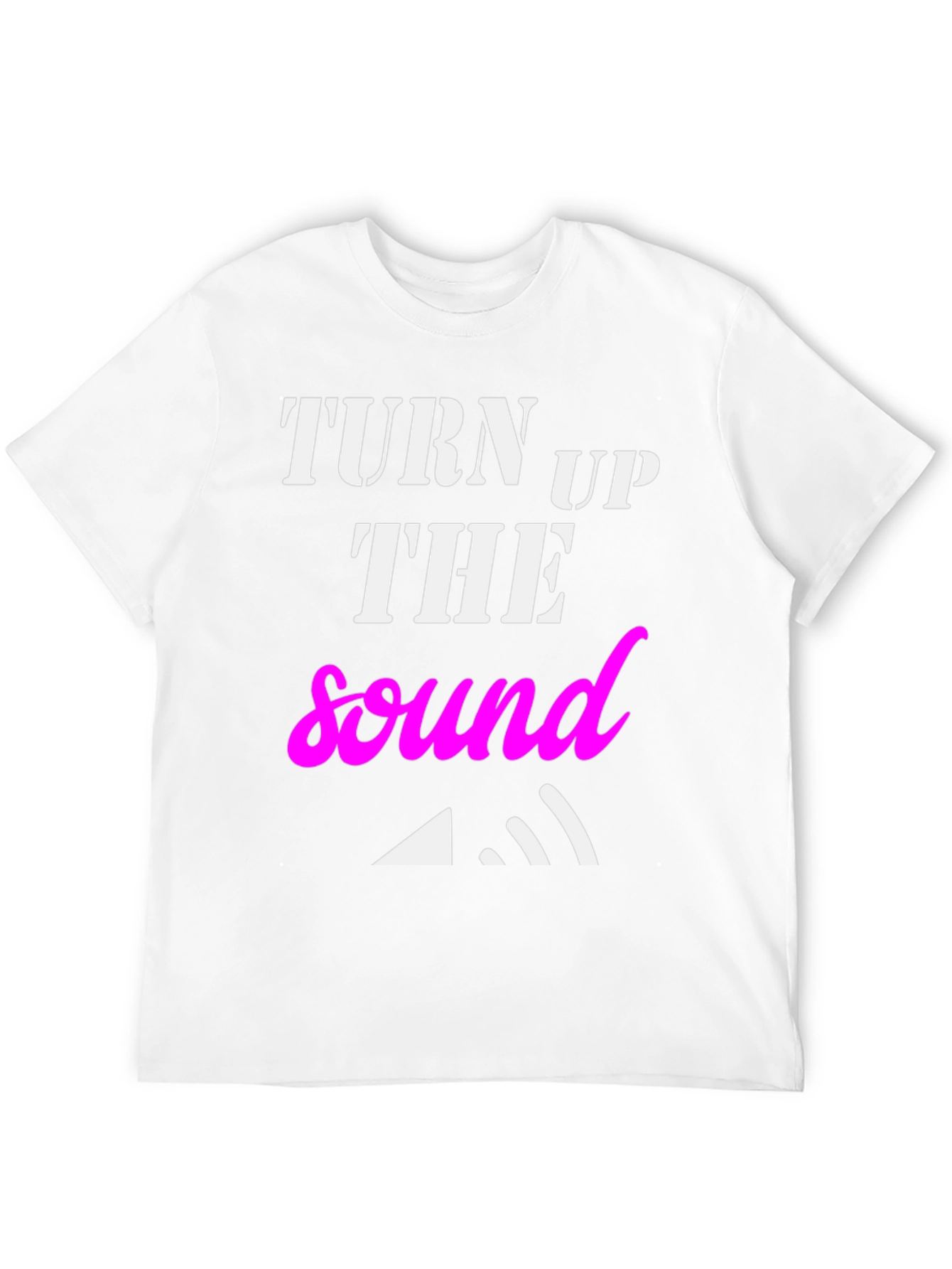 Turn Up The Sound Graphic T-Shirt