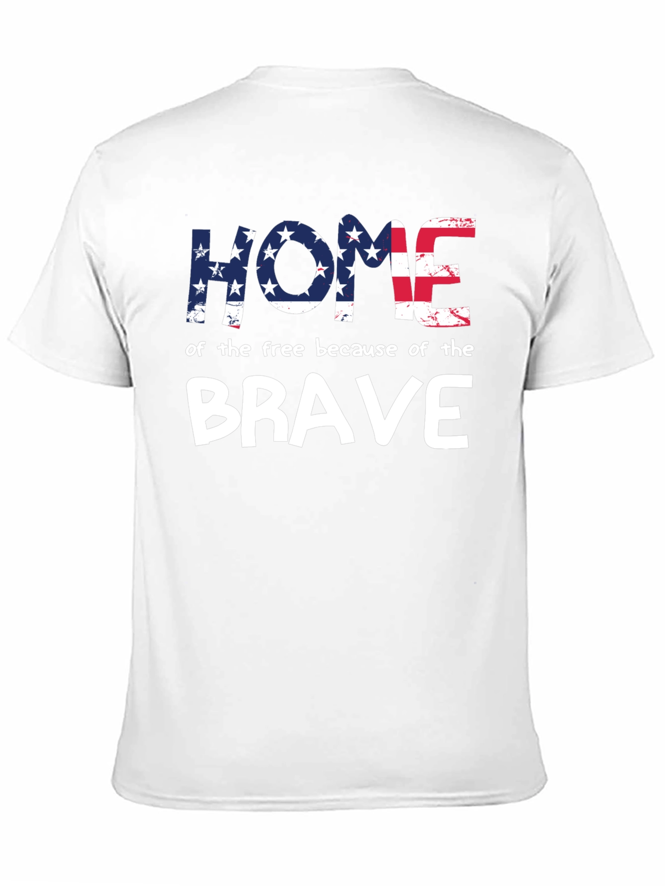 Home of the Free Patriotic Graphic Tee