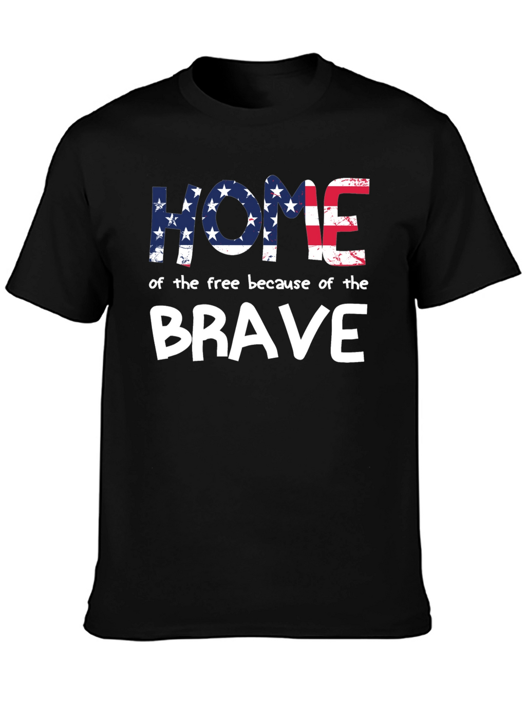 Home of the Free Patriotic Graphic Tee