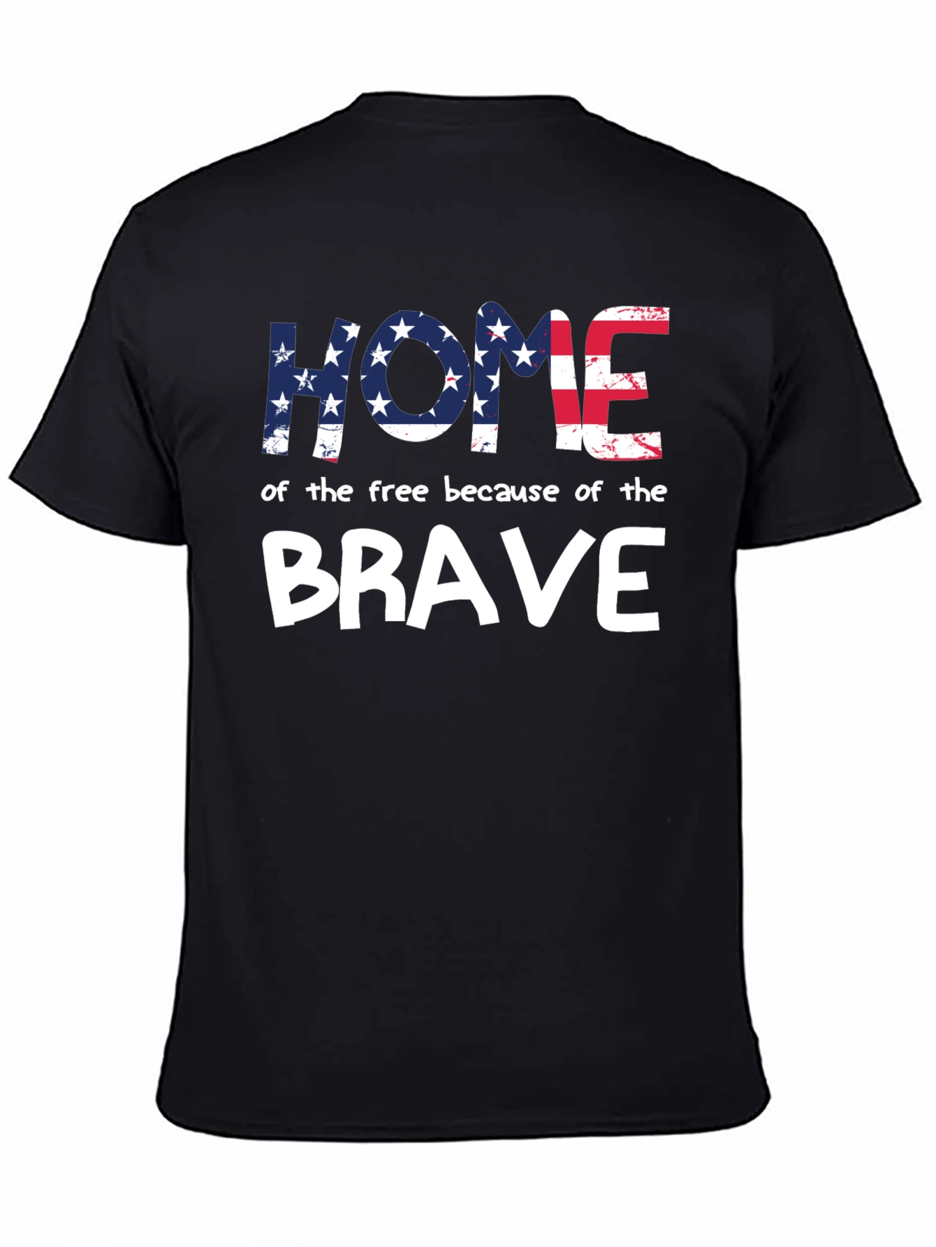 Home of the Free Patriotic Graphic Tee