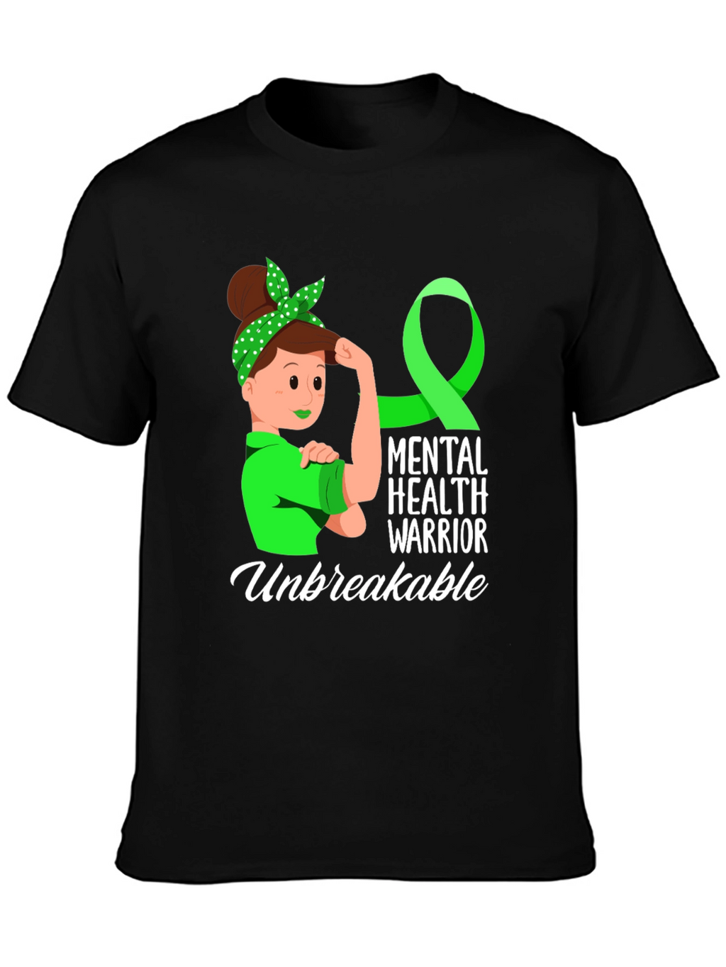 Mental Health Warrior T-Shirt - Unbreakable Strength