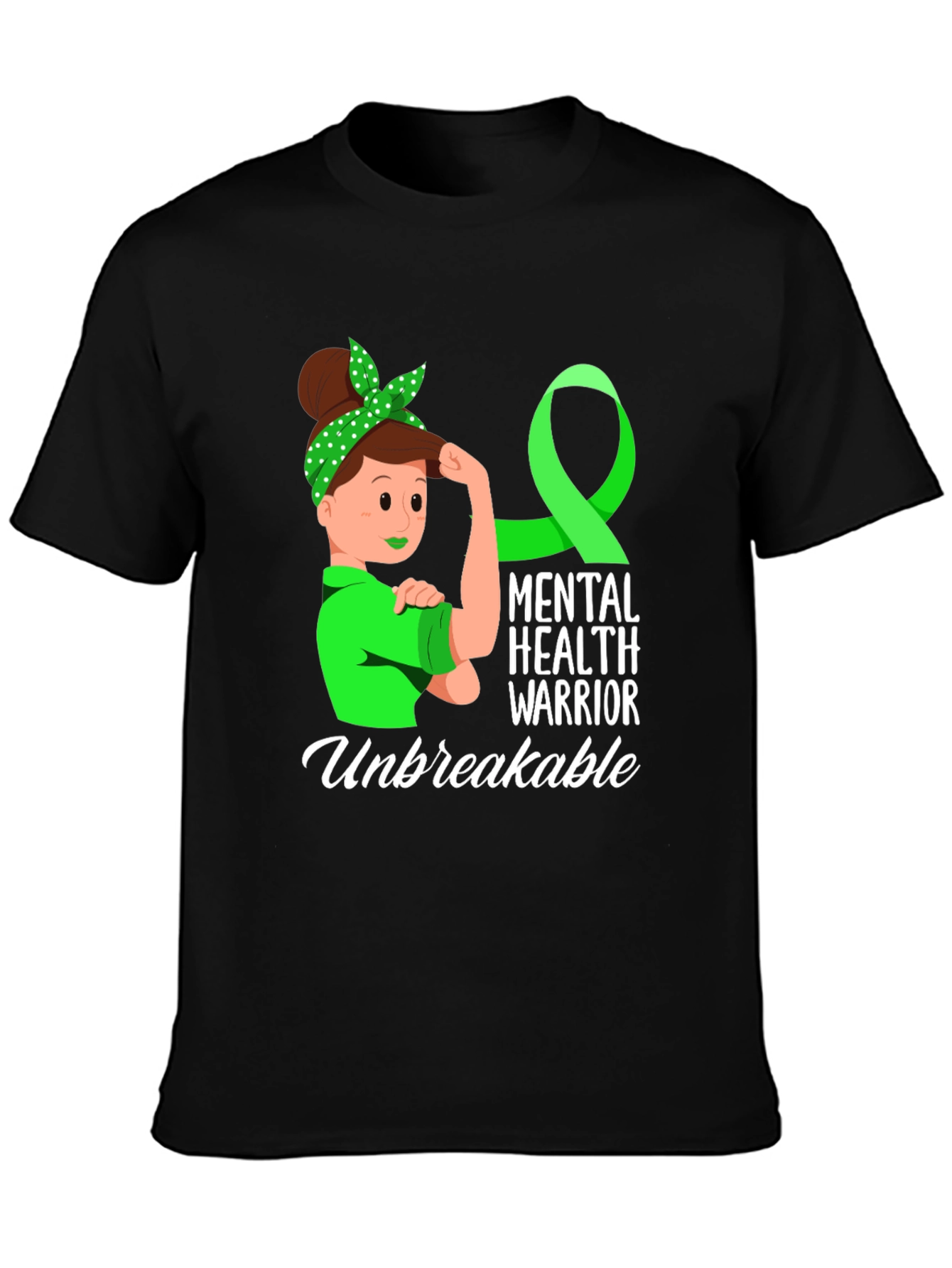 Mental Health Warrior T-Shirt - Unbreakable Strength