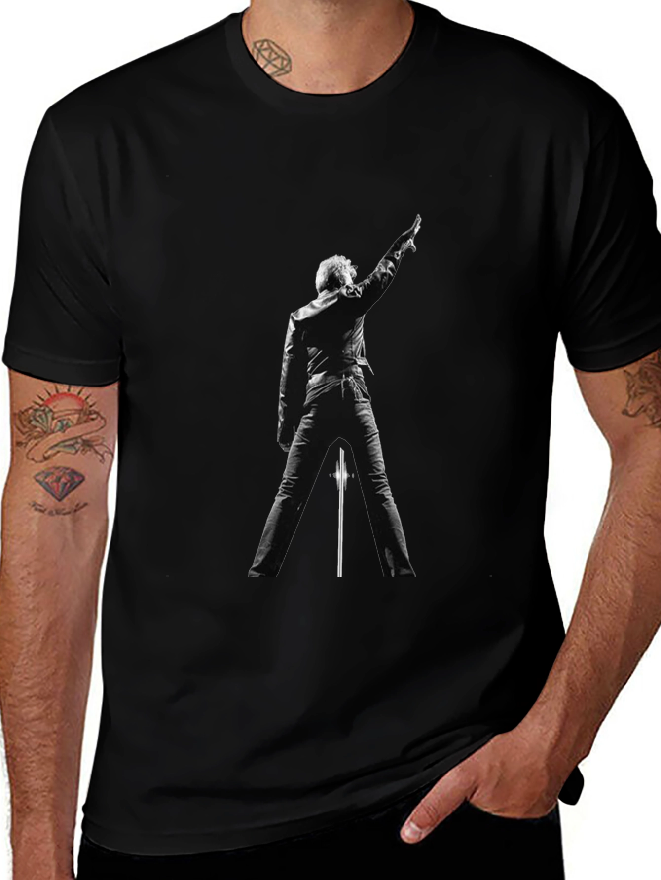 David Bowie Concert Black T-Shirt