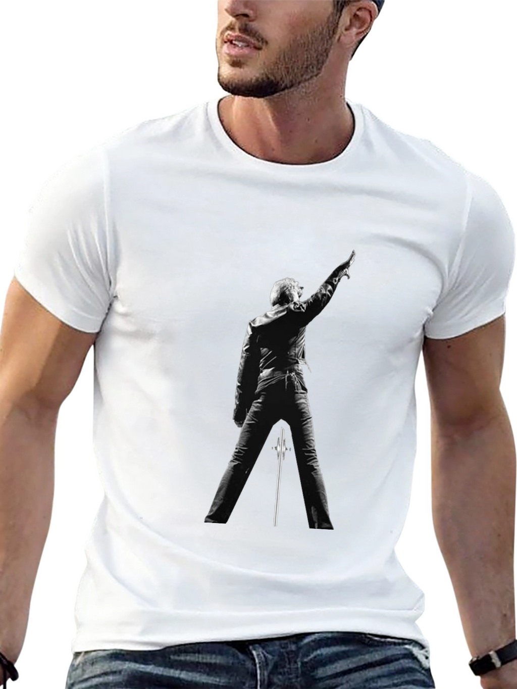 David Bowie Concert Black T-Shirt