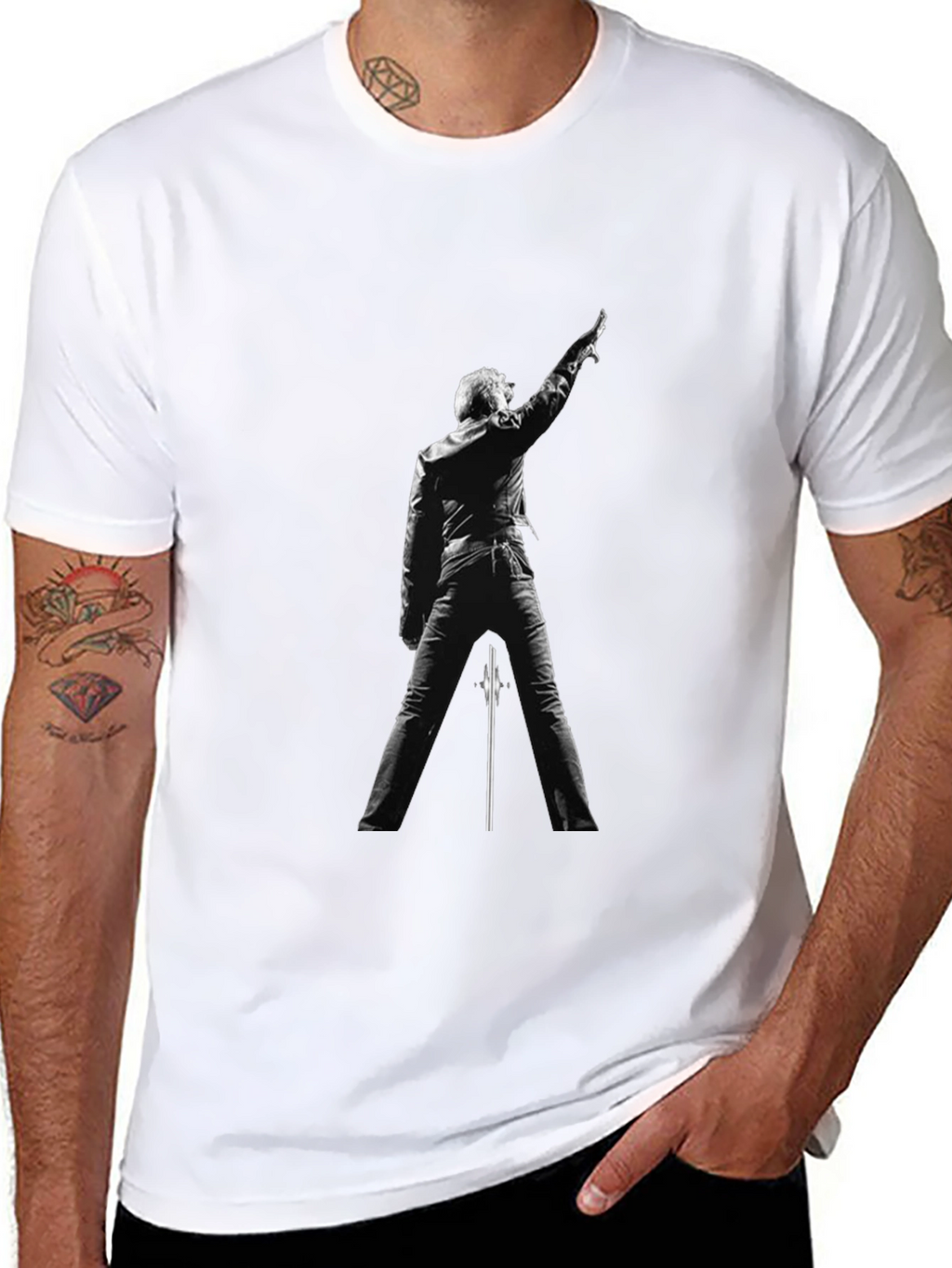 David Bowie Concert Black T-Shirt