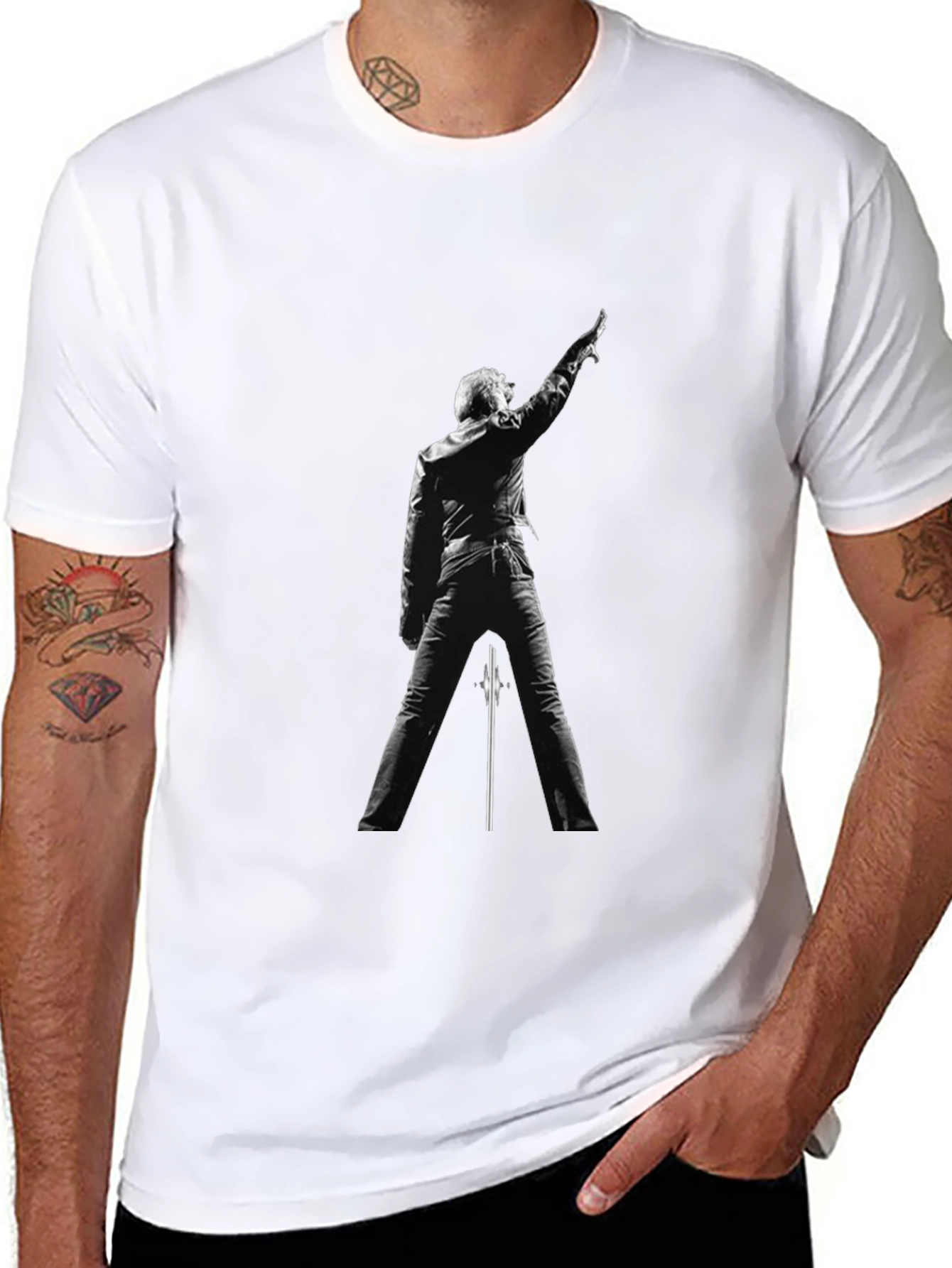 David Bowie Concert Black T-Shirt