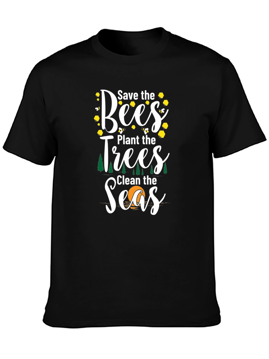 Save the Bees Graphic T-Shirt - Eco Friendly Tee