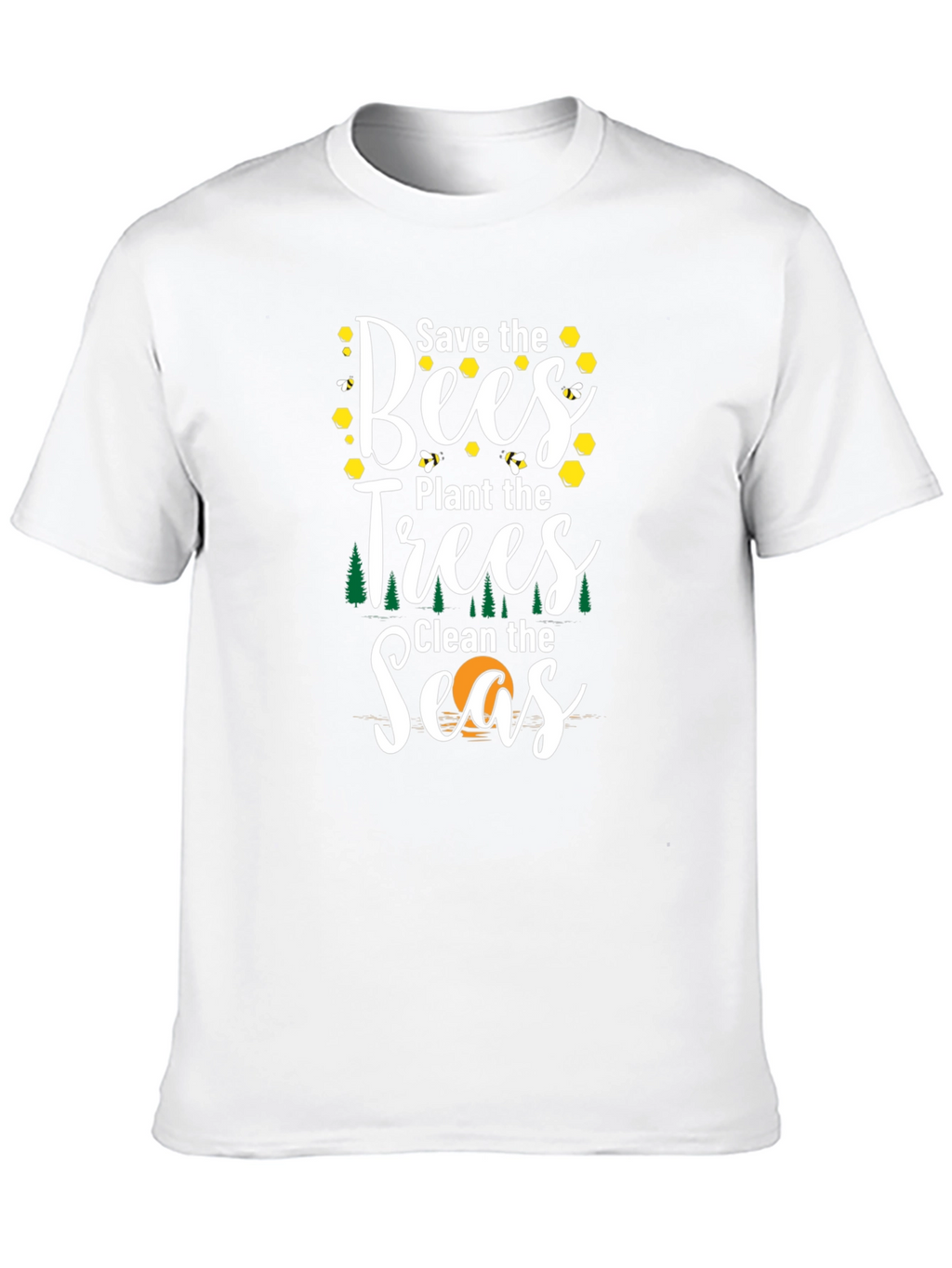 Save the Bees Graphic T-Shirt - Eco Friendly Tee