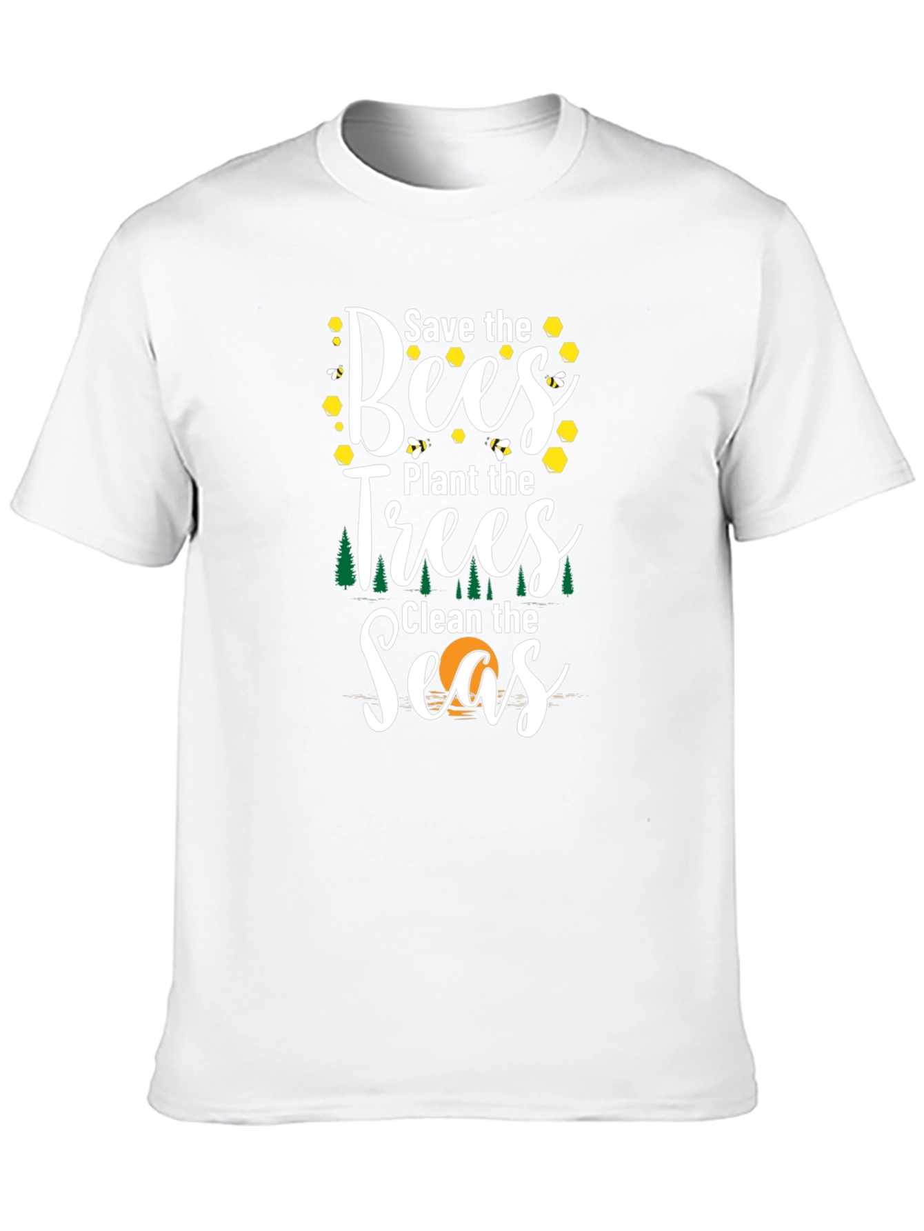 Save the Bees Graphic T-Shirt - Eco Friendly Tee