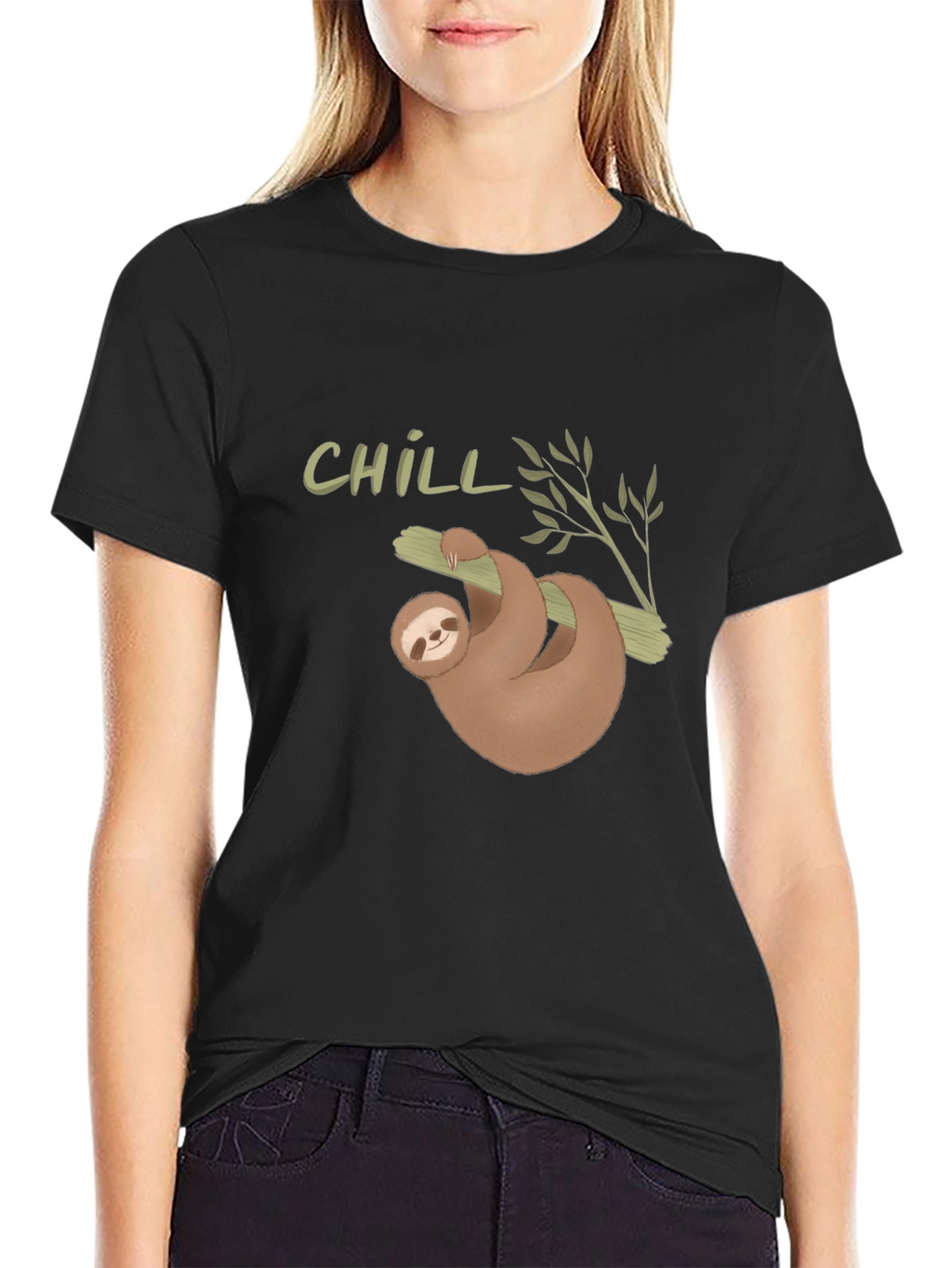 Chill Sloth Graphic Tee - Relaxed Fit