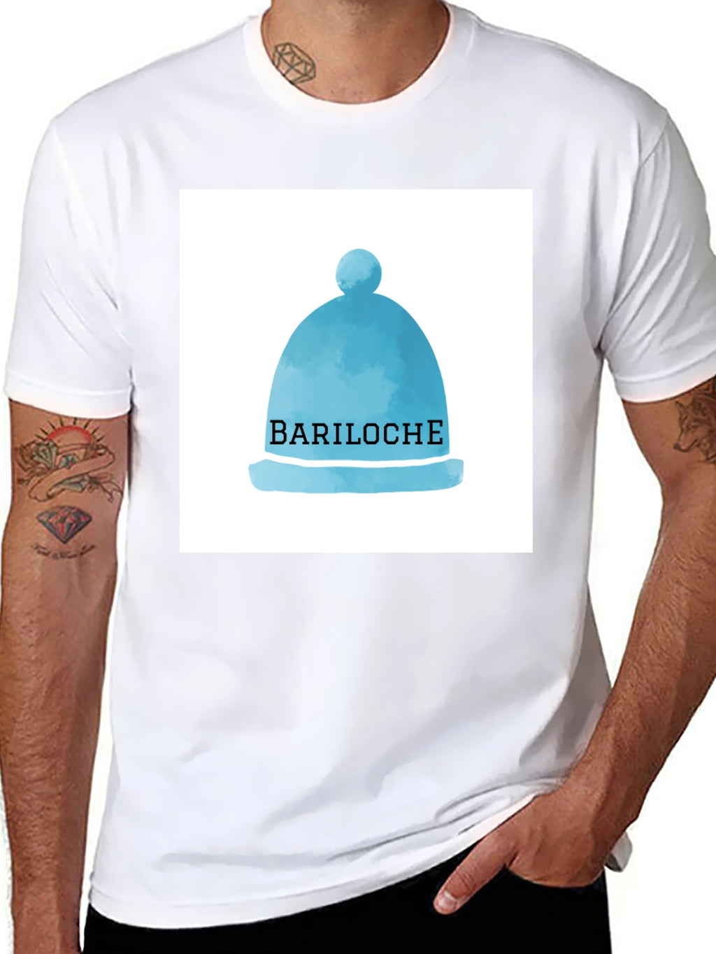 Bariloche Hat Graphic T-Shirt Tourist Souvenir Tee