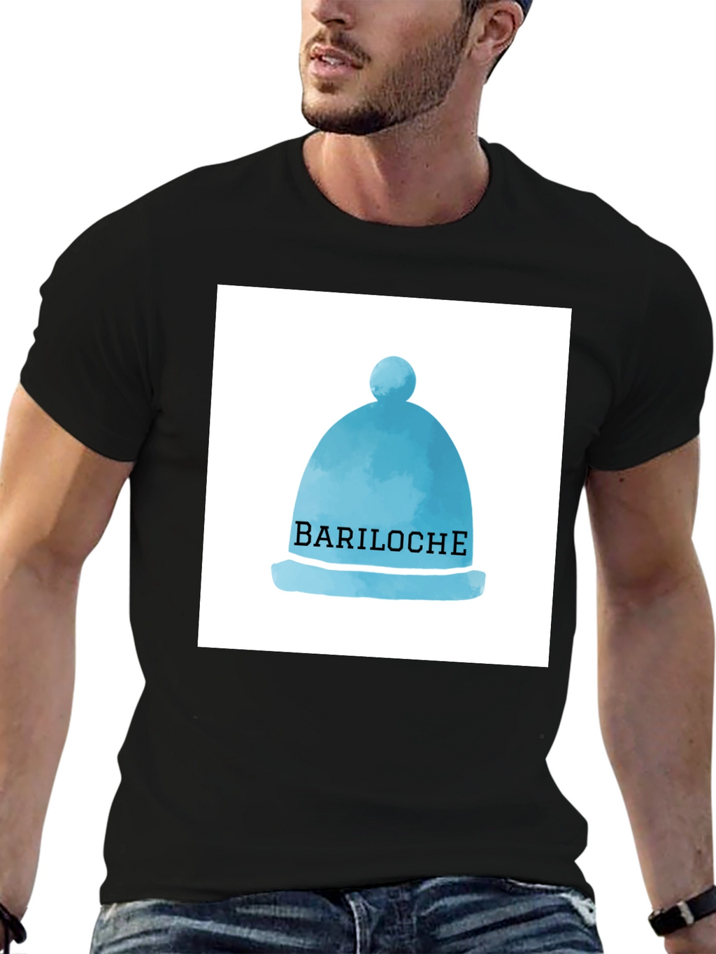 Bariloche Hat Graphic T-Shirt Tourist Souvenir Tee