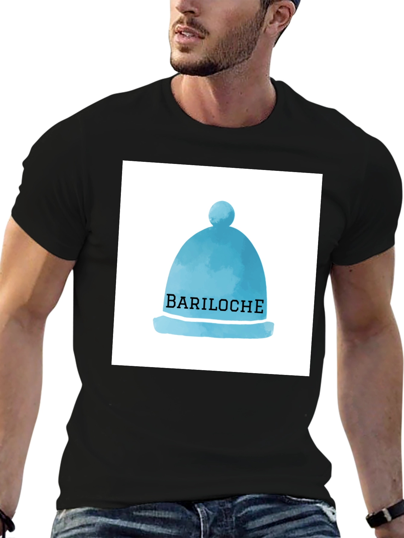 Bariloche Hat Graphic T-Shirt Tourist Souvenir Tee