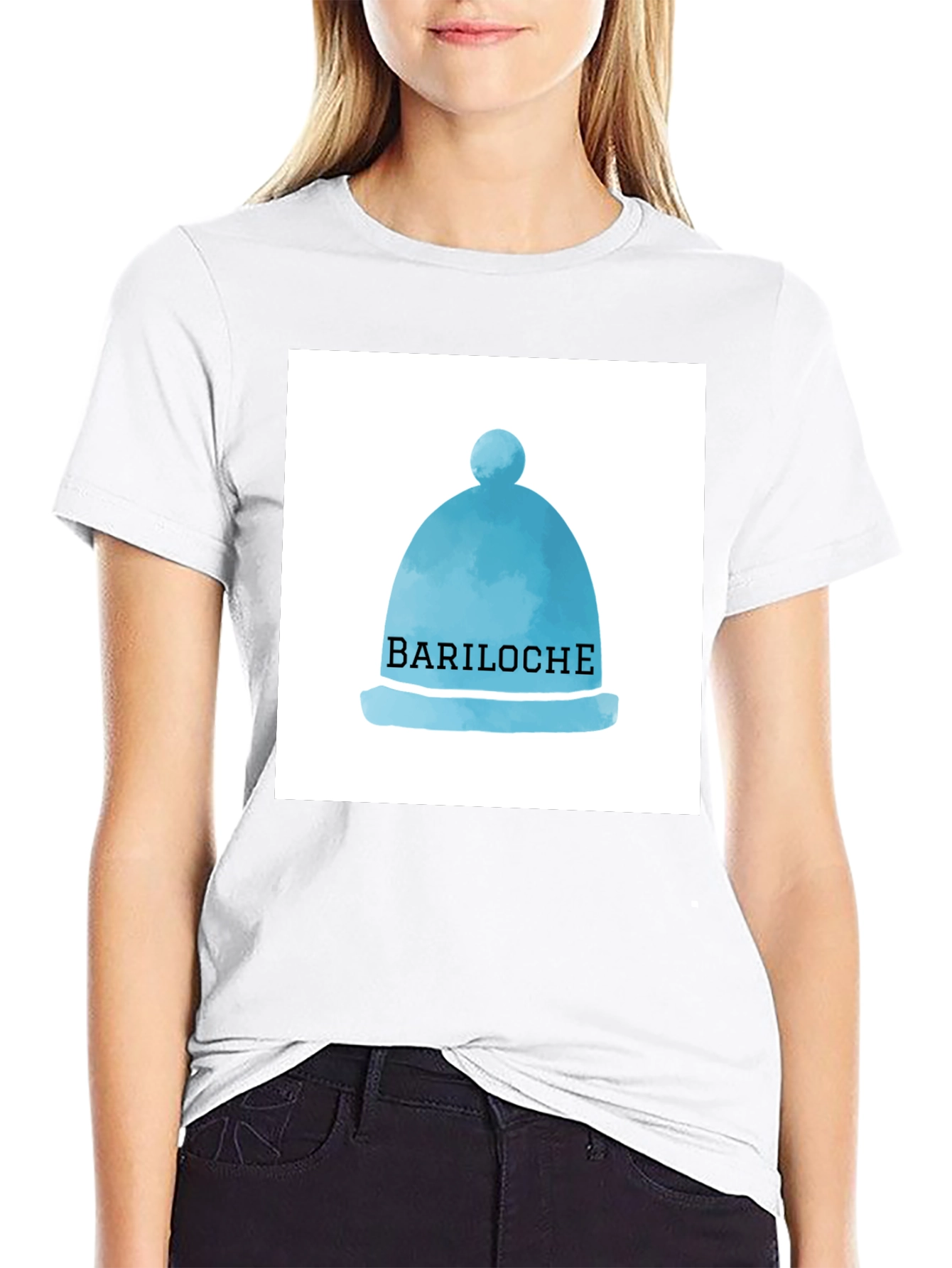 Bariloche Hat Graphic T-Shirt Tourist Souvenir Tee