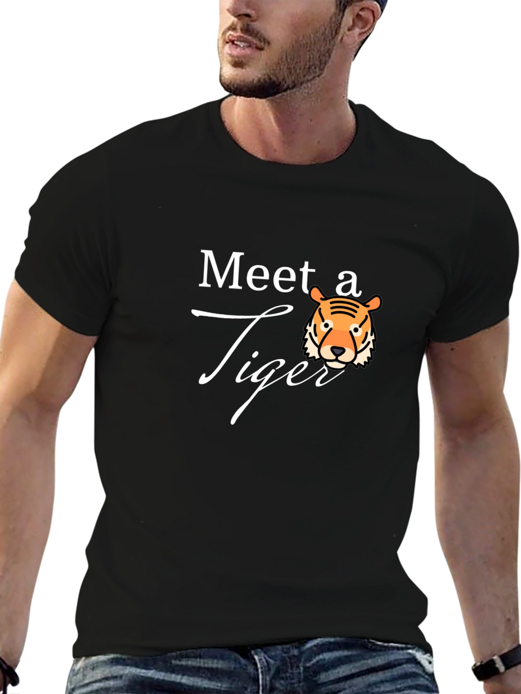 Meet a Tiger Graphic T-Shirt