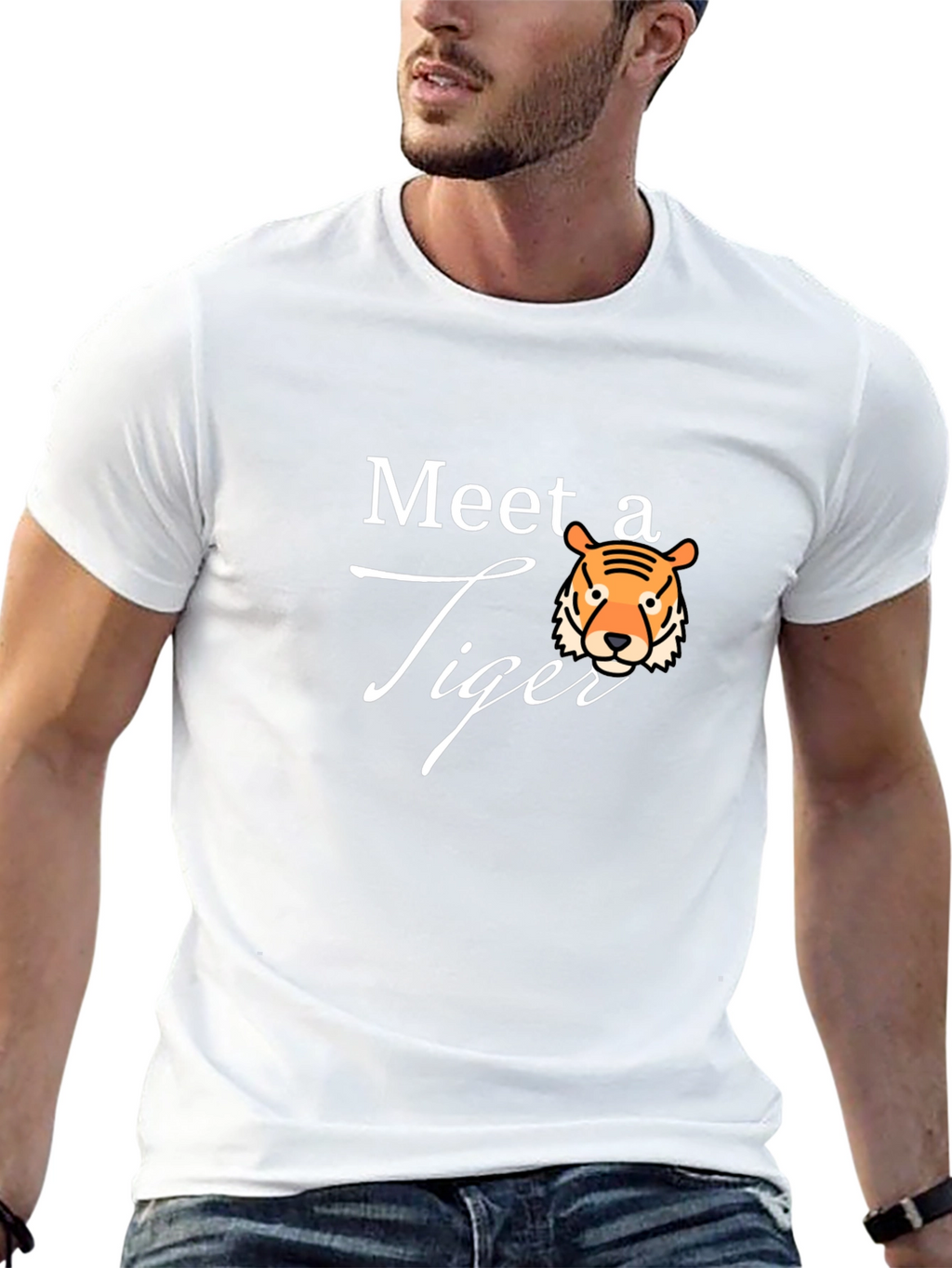 Meet a Tiger Graphic T-Shirt