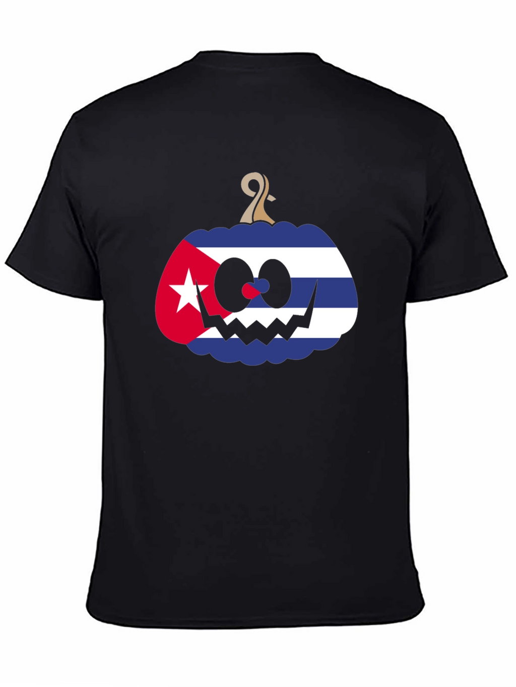 Cuban Flag Pumpkin Halloween T-Shirt