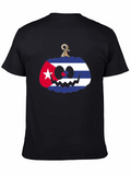 Cuban Flag Pumpkin Halloween T-Shirt