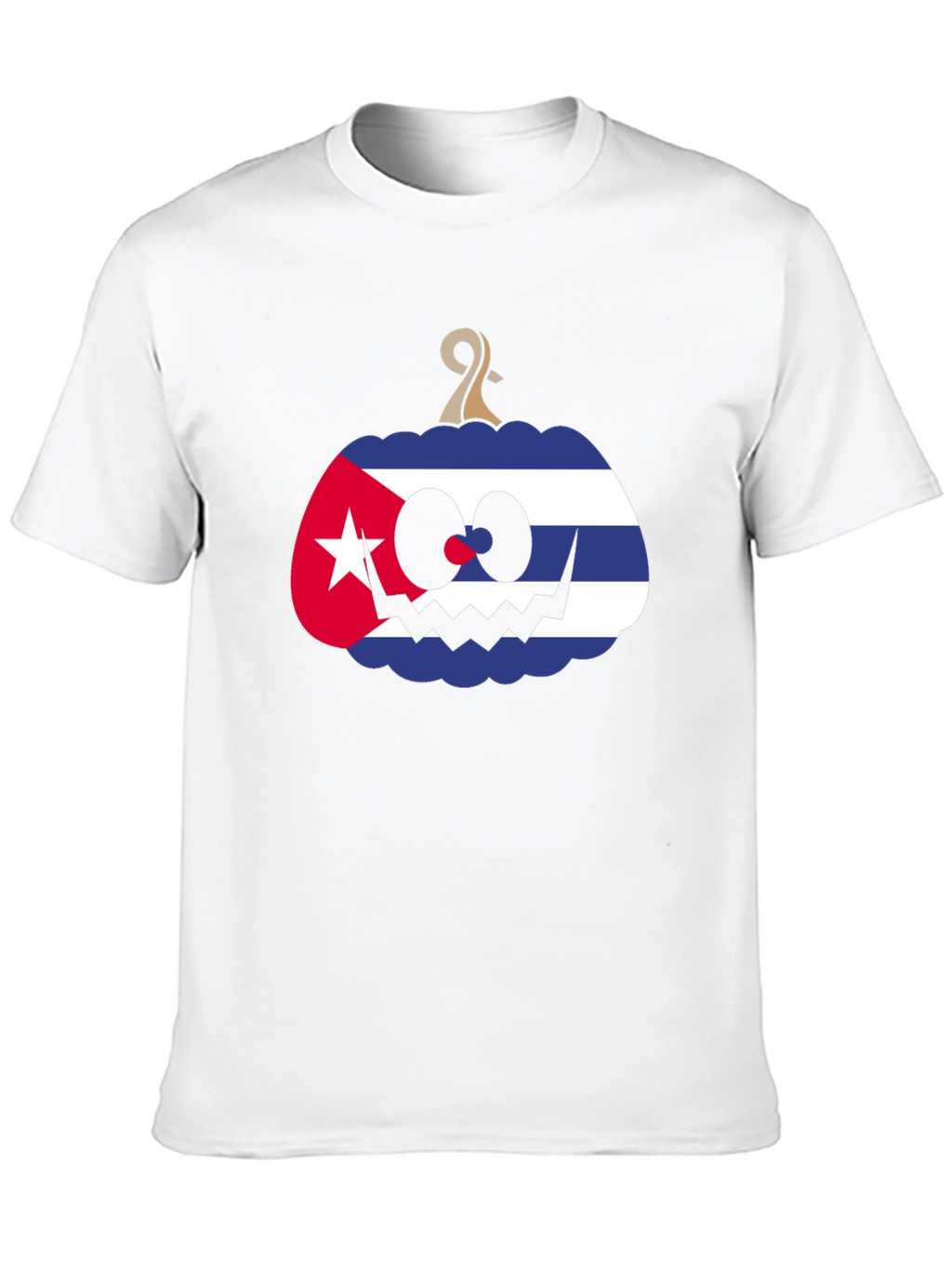 Cuban Flag Pumpkin Halloween T-Shirt