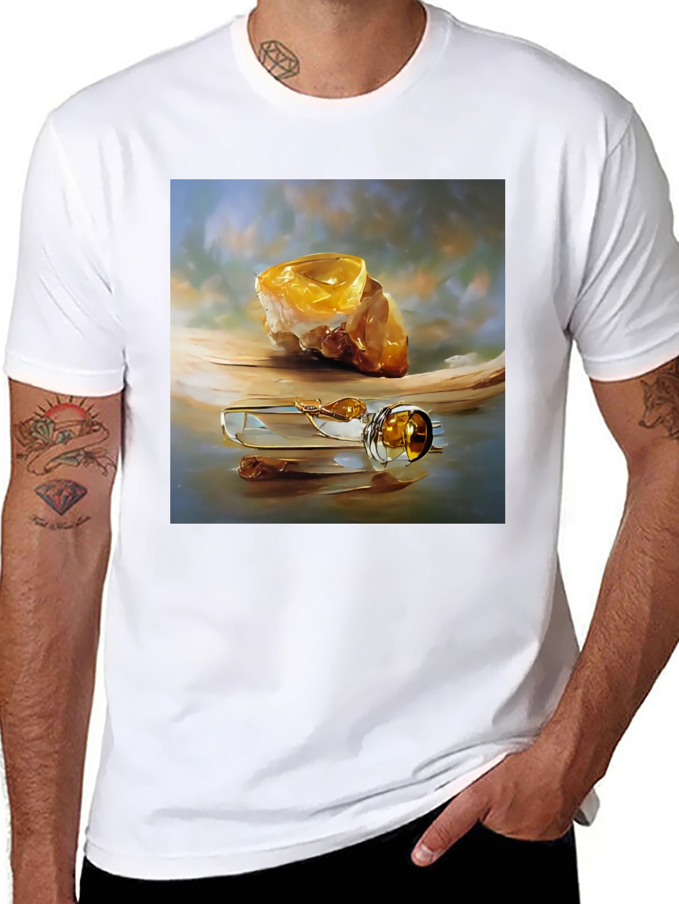 Surreal Still Life T-Shirt - Unique Art Tee