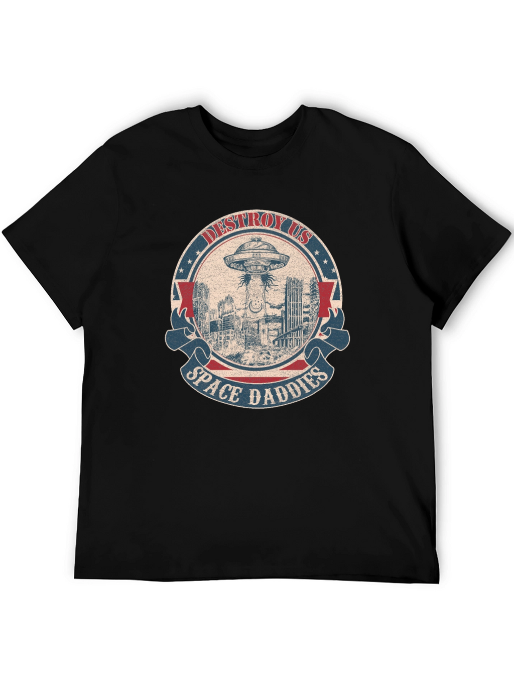 Destroy Us Space Daddies Graphic Tee