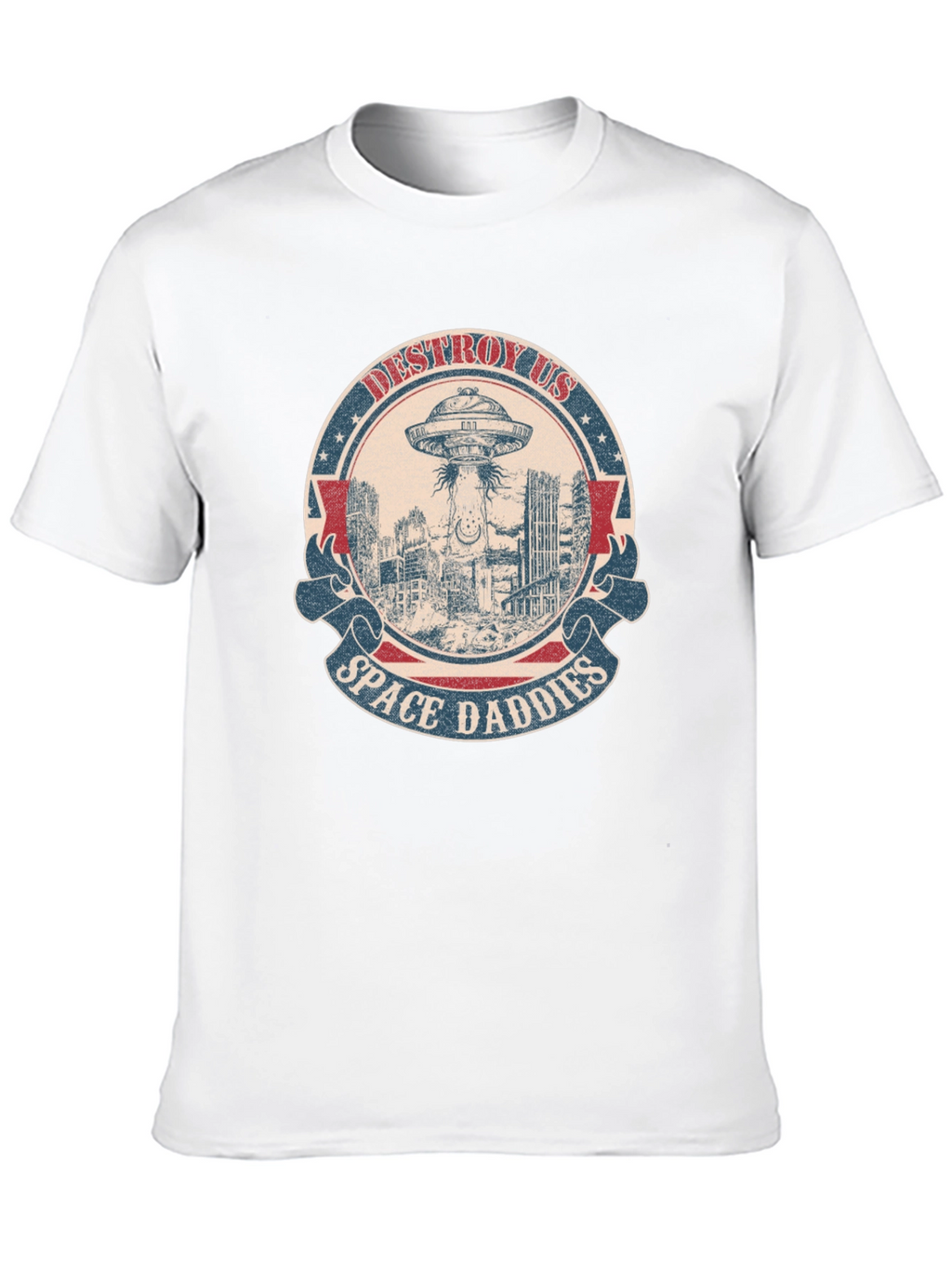 Destroy Us Space Daddies Graphic Tee