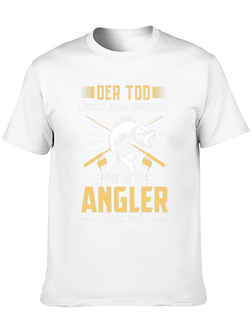 Angler T-Shirt - Death Smiles Anglers Smile Back