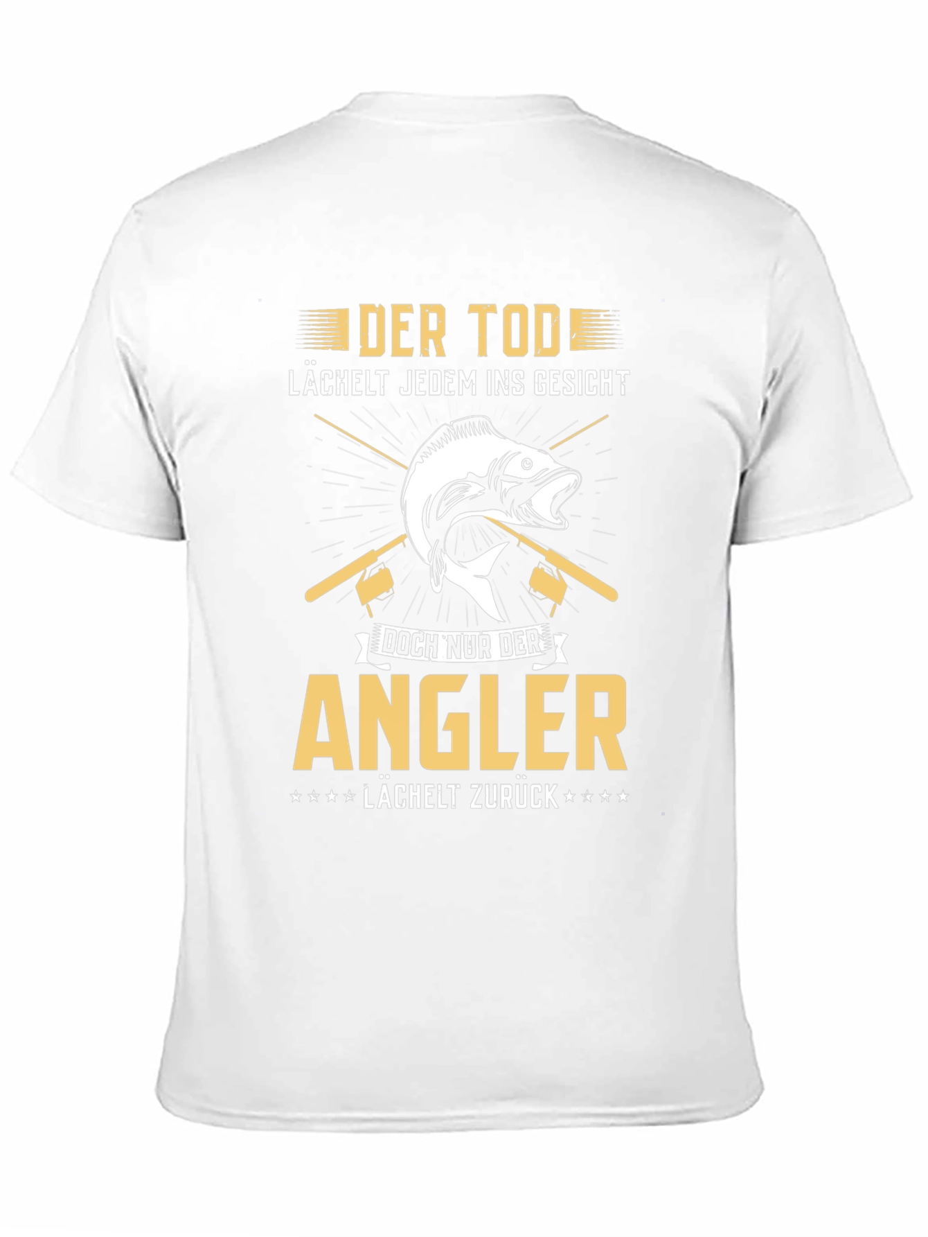 Angler T-Shirt - Death Smiles Anglers Smile Back