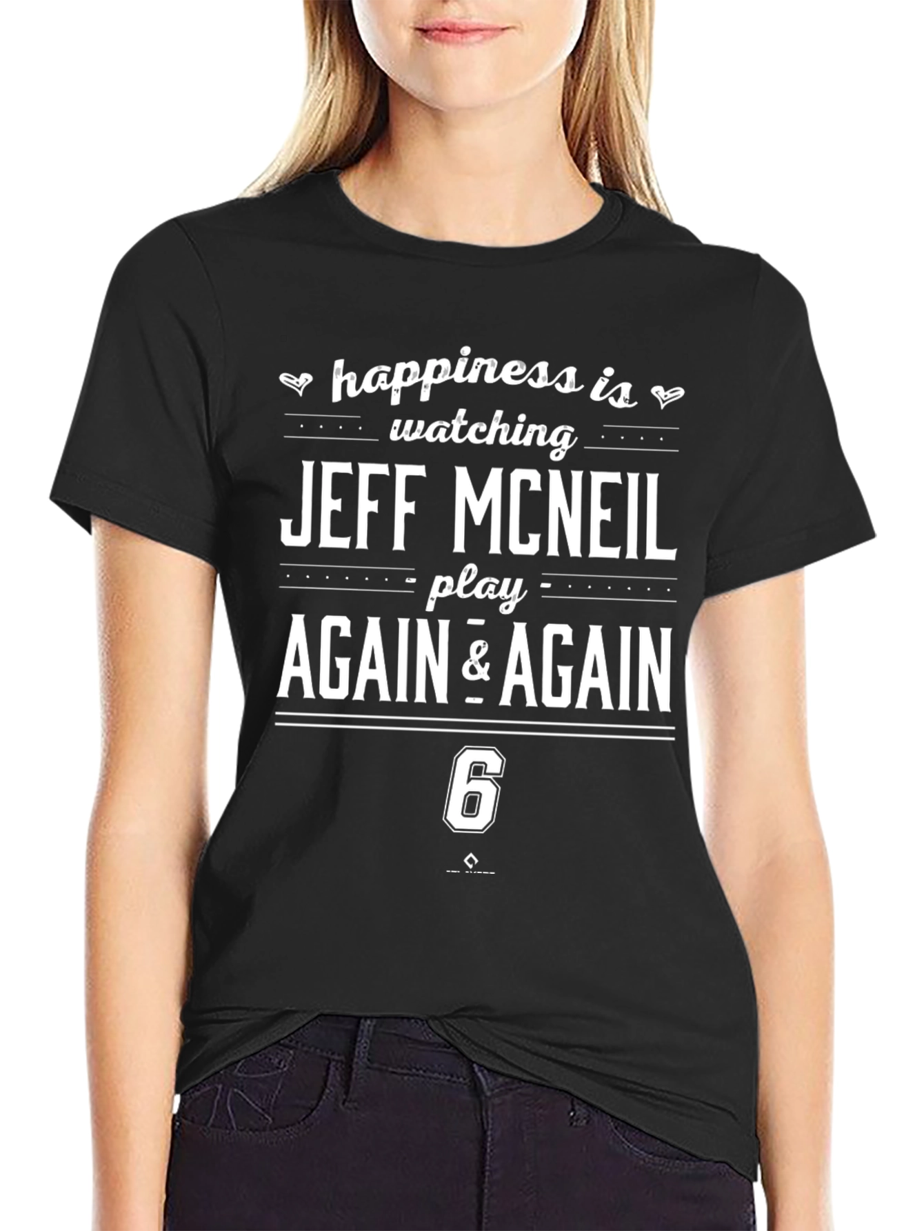 Jeff McNeil Fan T-Shirt - Happiness Is Watching