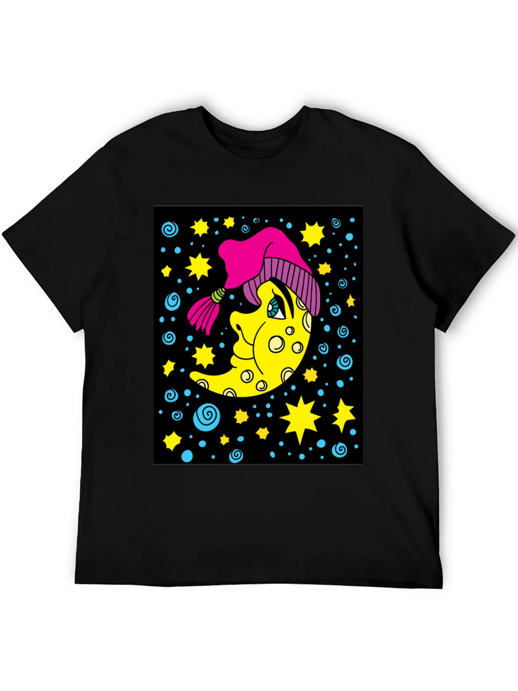 Cosmic Moon T-Shirt - Unique Graphic Tee