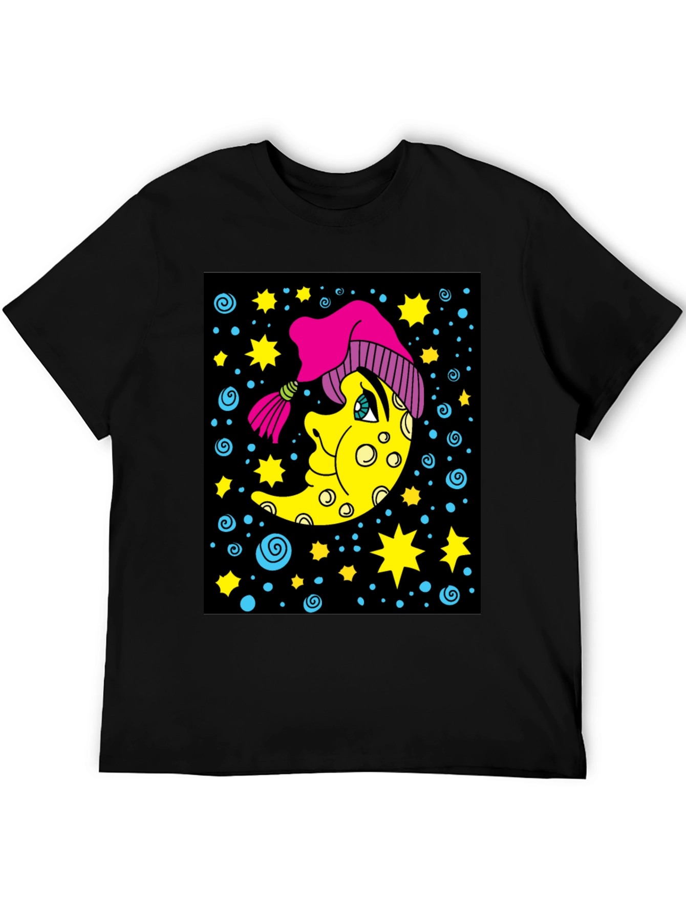 Cosmic Moon T-Shirt - Unique Graphic Tee