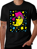 Cosmic Moon T-Shirt - Unique Graphic Tee
