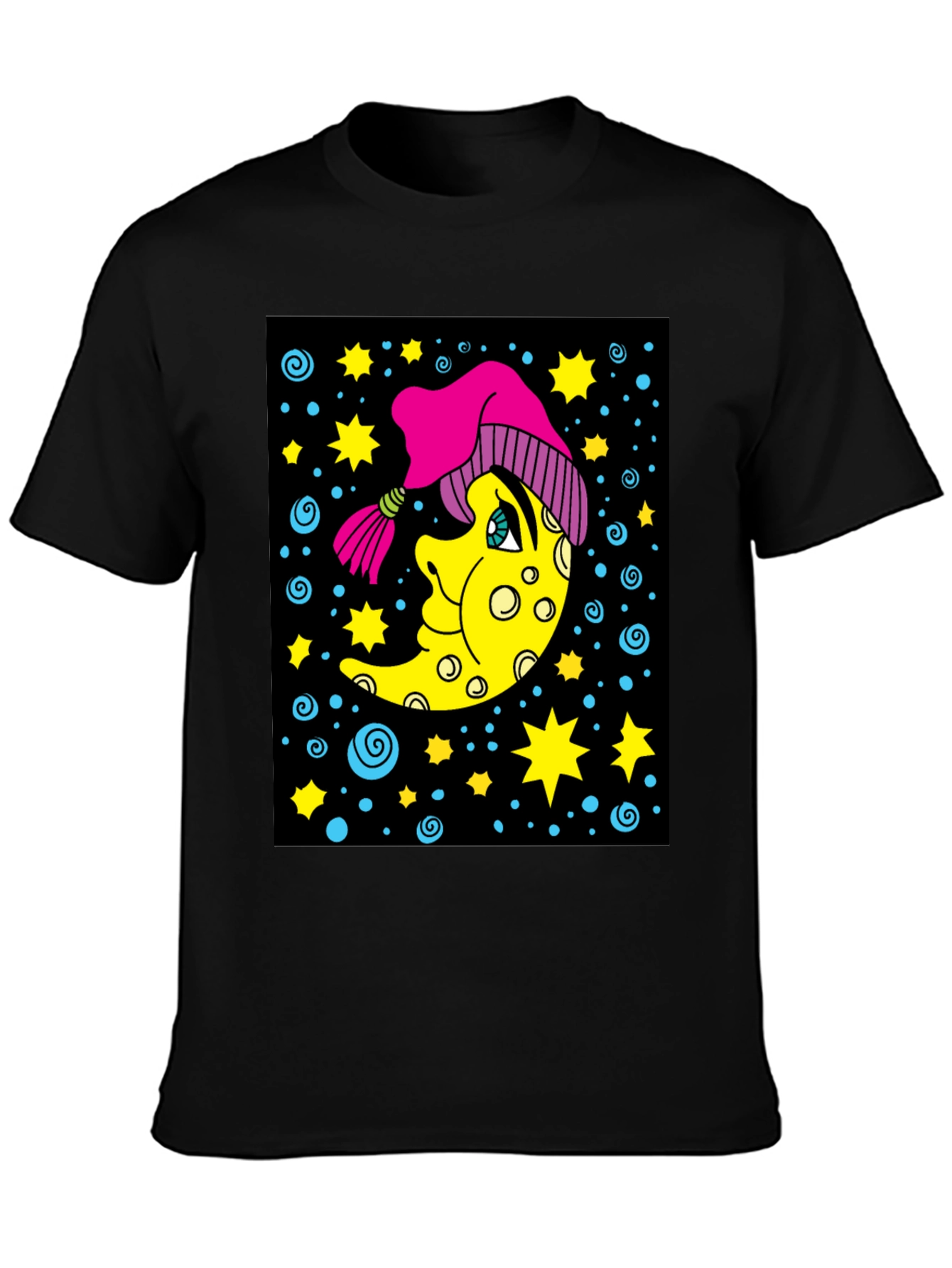 Cosmic Moon T-Shirt - Unique Graphic Tee