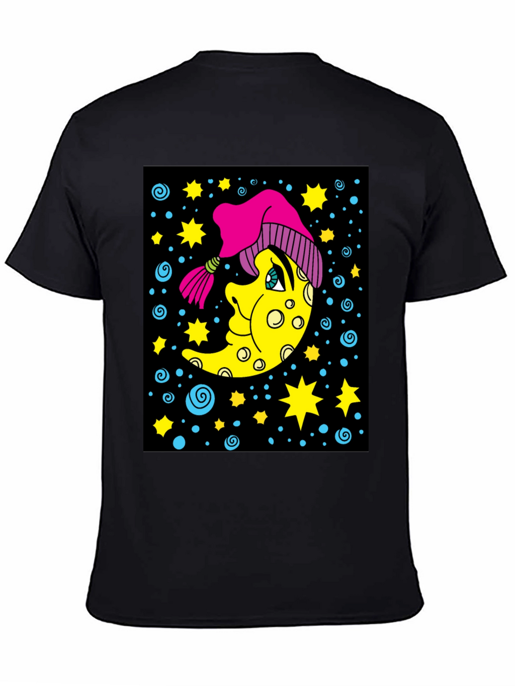 Cosmic Moon T-Shirt - Unique Graphic Tee