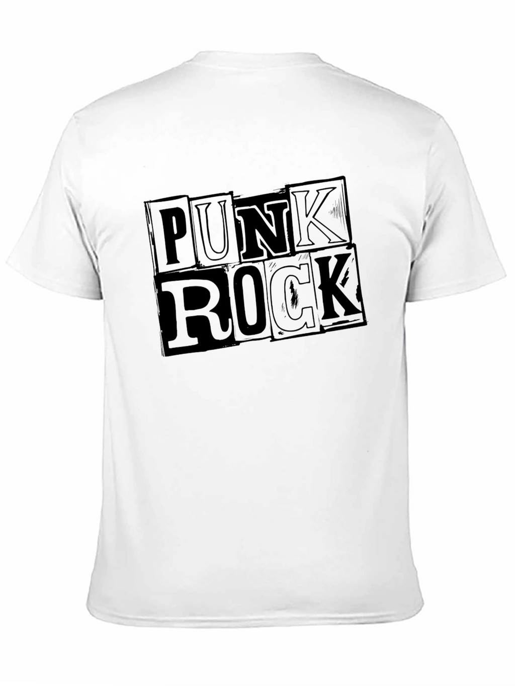 Punk Rock Graphic T-Shirt - Black