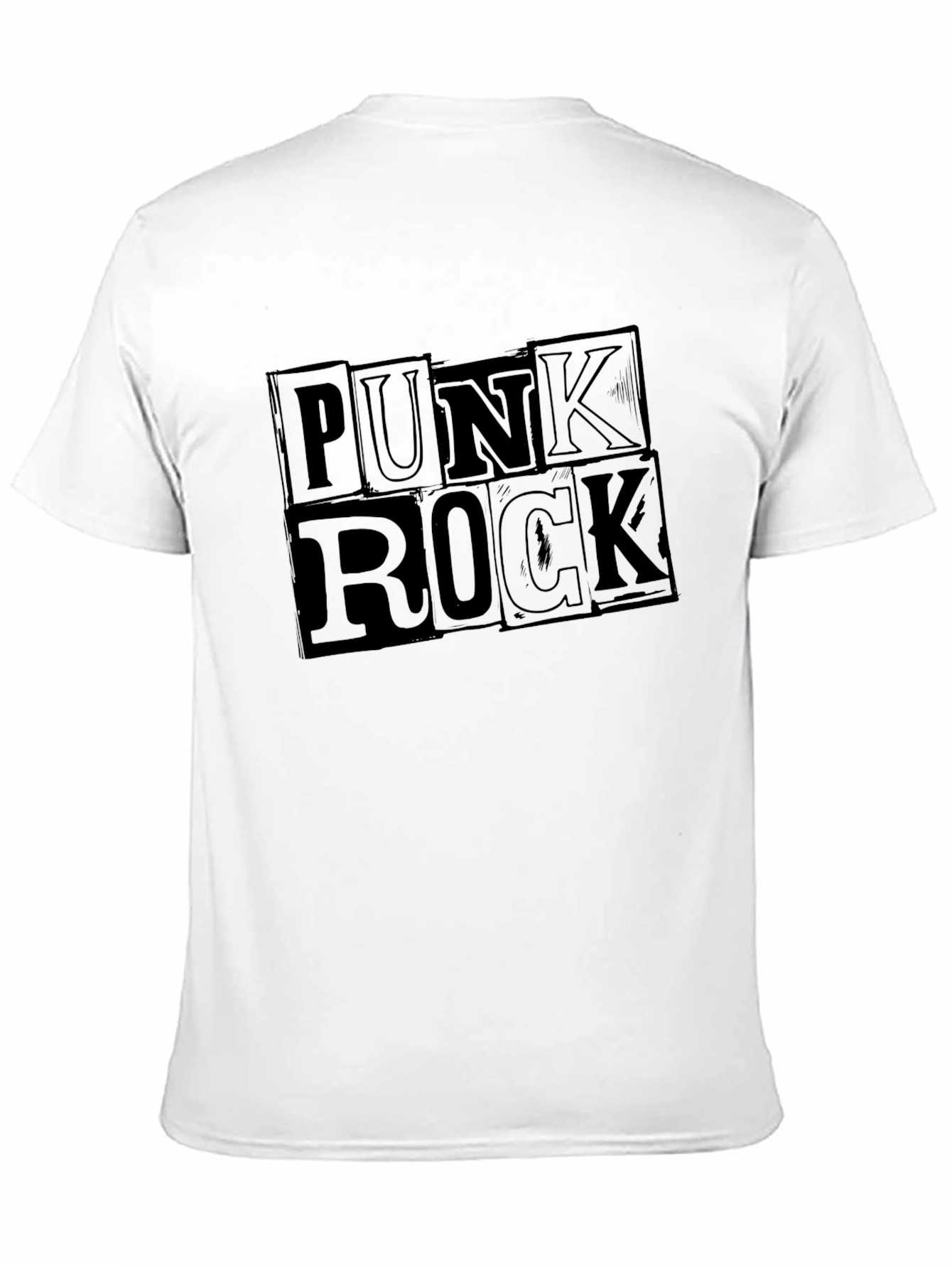 Punk Rock Graphic T-Shirt - Black