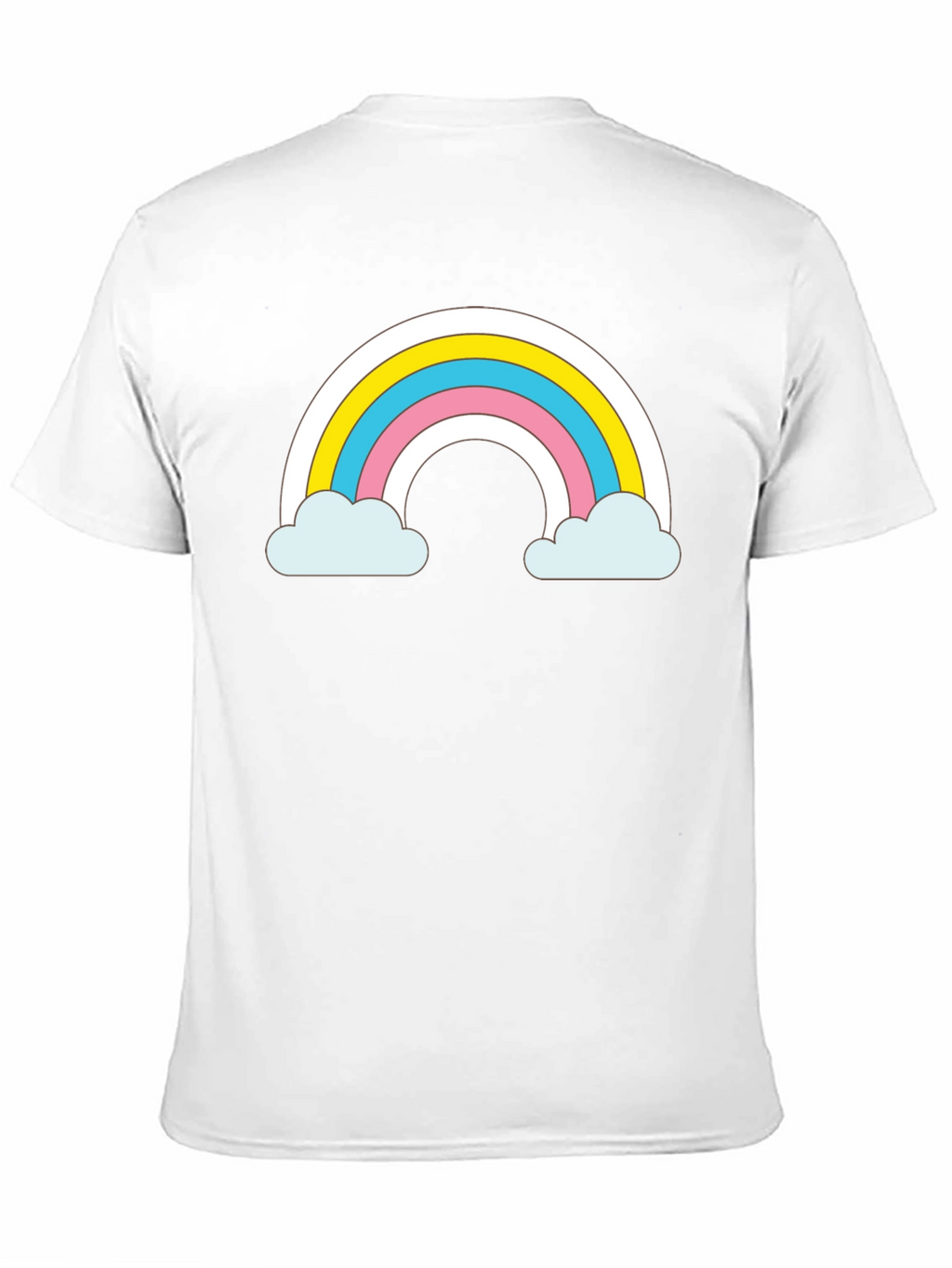 Rainbow Cloud T-Shirt - Cute and Trendy Black Tee