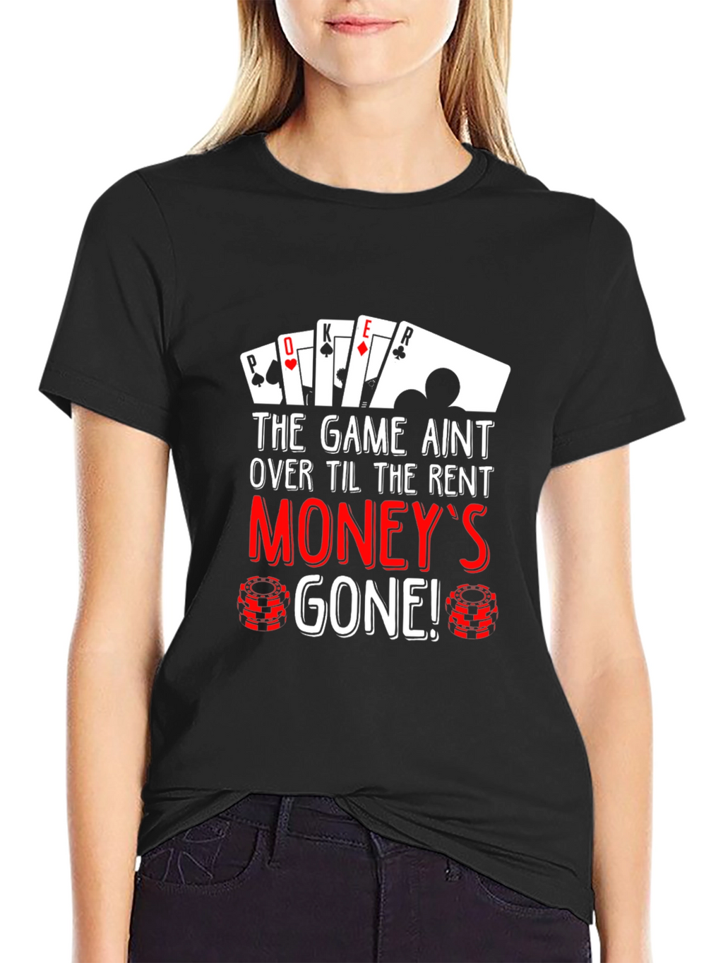 Poker Moneys Gone Graphic Tee